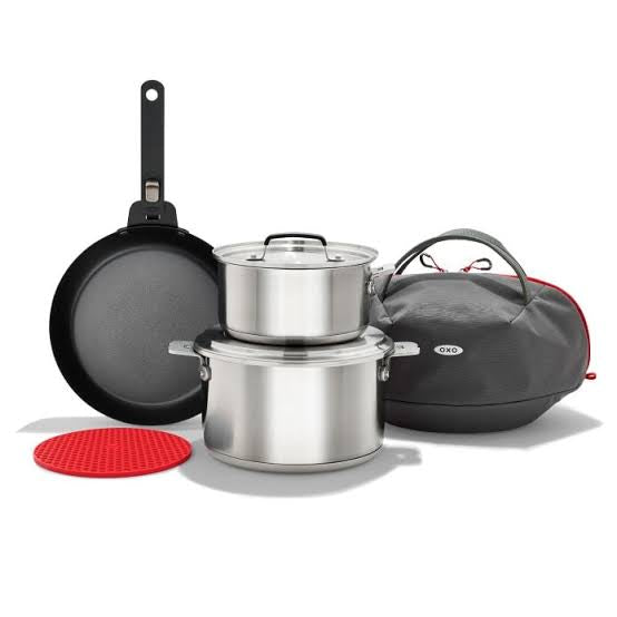 OXO Outdoor 8-Piece Camp Cookware Set