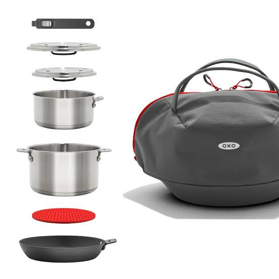 OXO Outdoor 8-Piece Camp Cookware Set