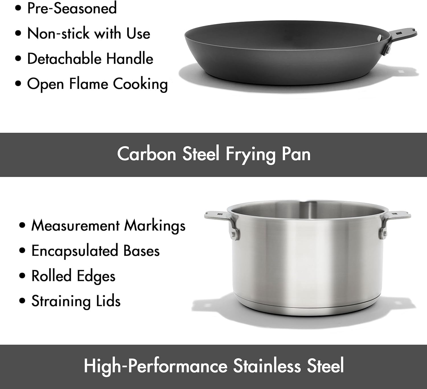 OXO Outdoor 8-Piece Camp Cookware Set