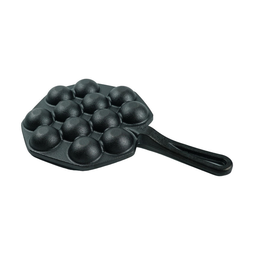 Cast Iron Poffertjes / Gem Scone Pan - 12 Moulds (Pre-Seasoned)