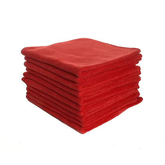 NAB Microfibre General Purpose Cloth - Red