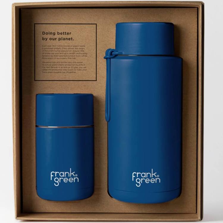 Frank Green The Essentials Gift Set Large - Deep Ocean