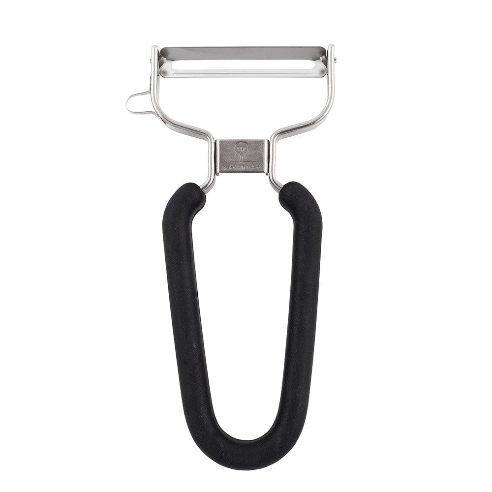 SVNA Stainless Steel Blade Y Speed Peeler - Black