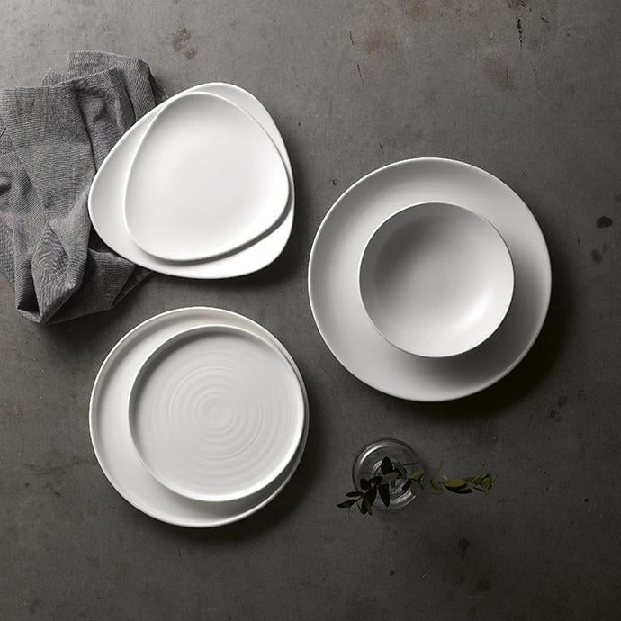 Churchill Satin Round Coupe Plate (260mm Ø - White)