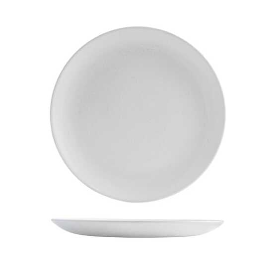 Churchill Satin Round Coupe Plate (260mm Ø - White)