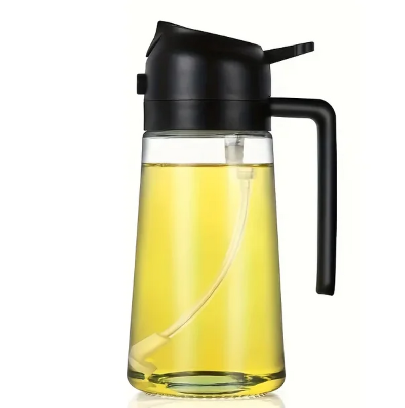 Appetito Dual Function Oil Sprayer & Pourer - Black