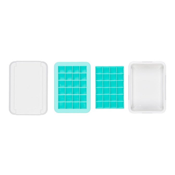 OXO Good Grips Silicone Small Ice Cube Tray with Lid