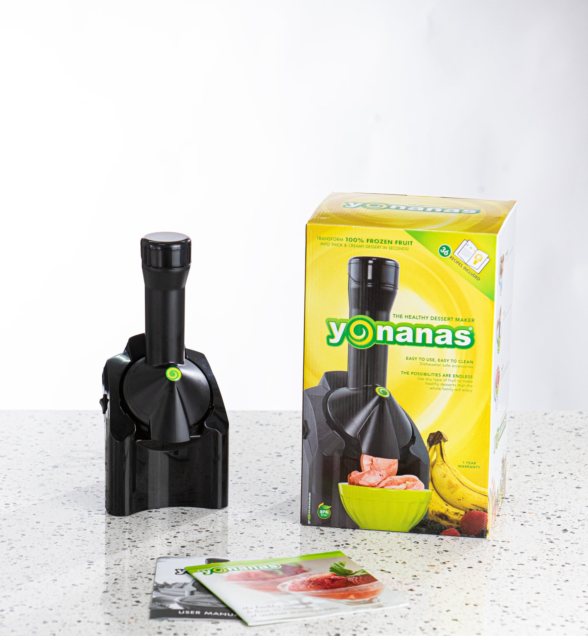 Yonanas Black Frozen Dessert Maker