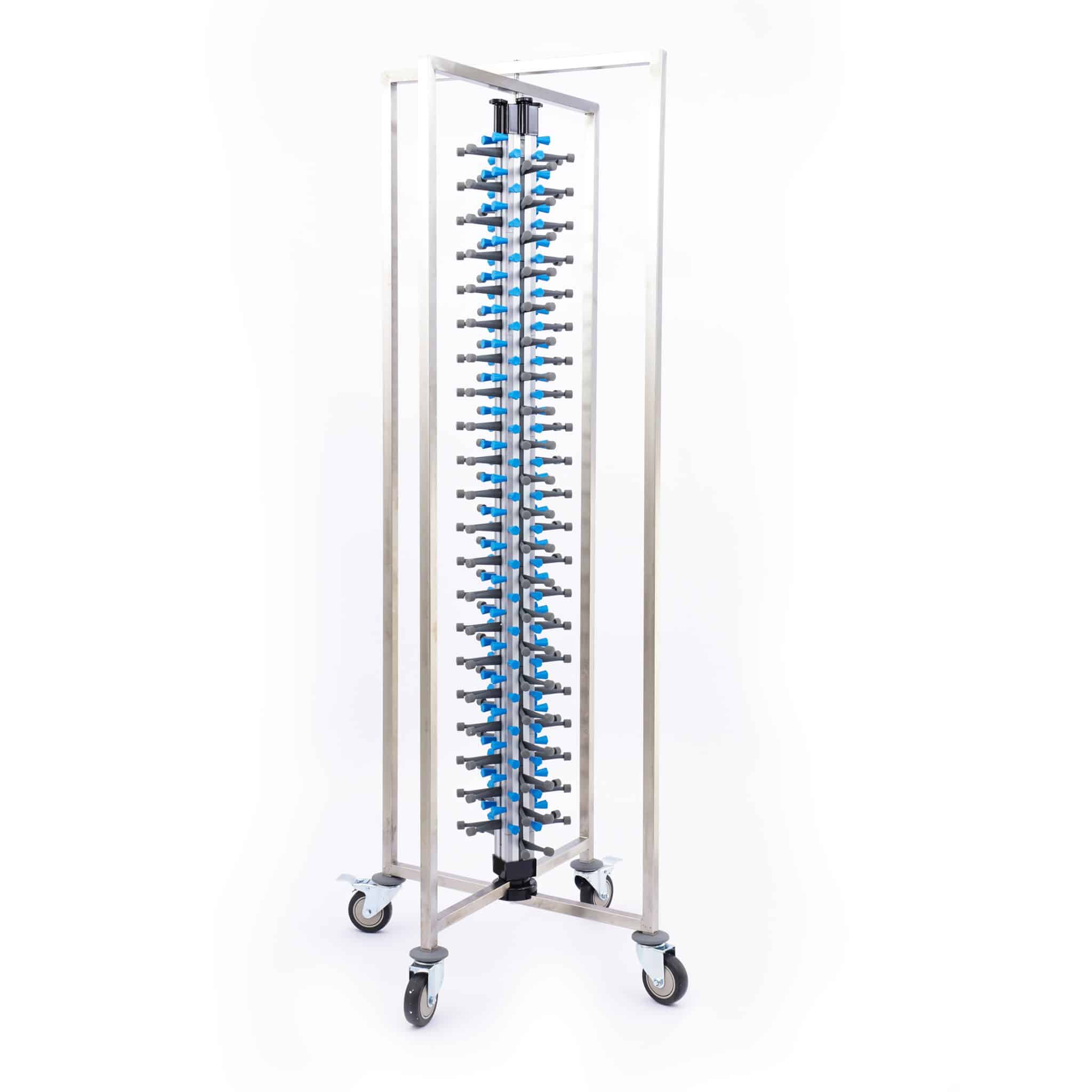 KH Classik Chef Mobile Plate Rack 84 Plate Capacity Stainless Steel