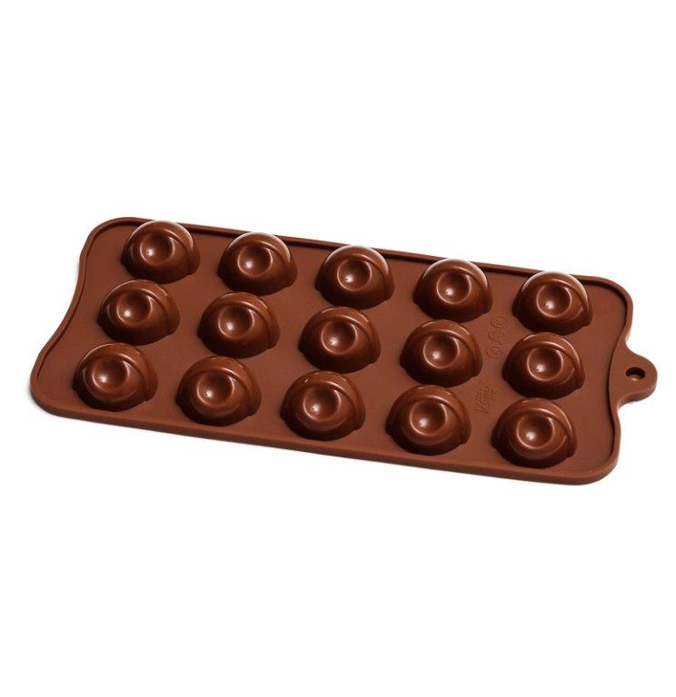 Bake Group Imperial Round Silicone Chocolate Mould