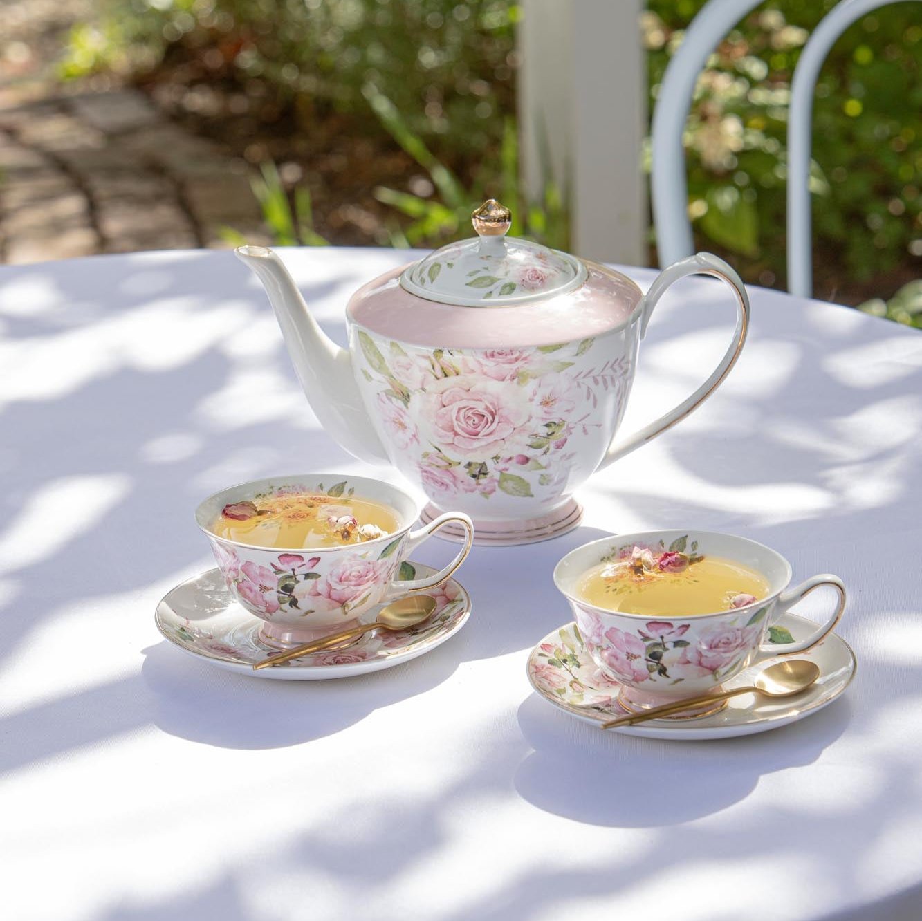 Ashdene Isabelle Teapot & 2 Teacup Set
