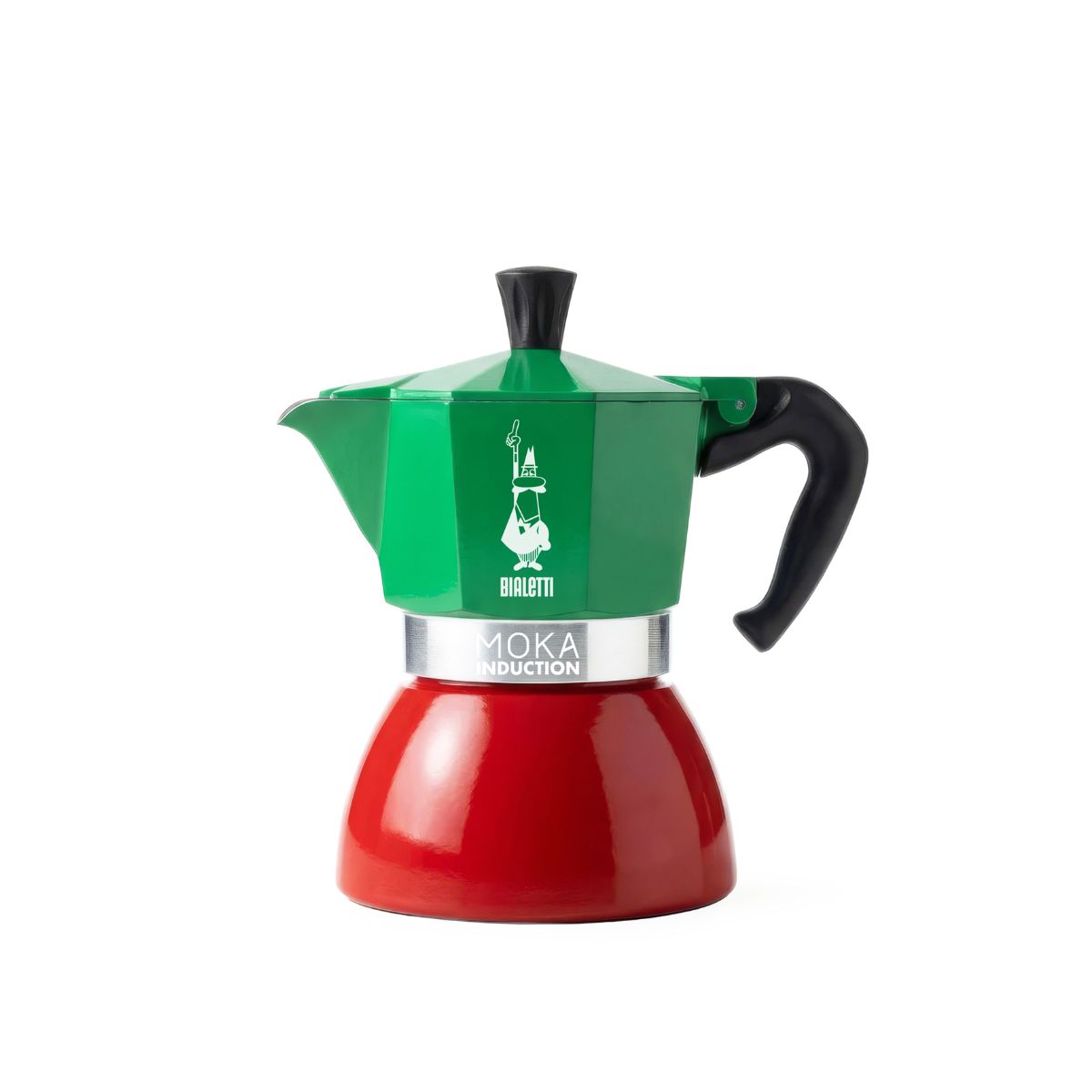 Bialetti Italia Moka Induction 4 Cup (180 ml) Stovetop Coffee Maker