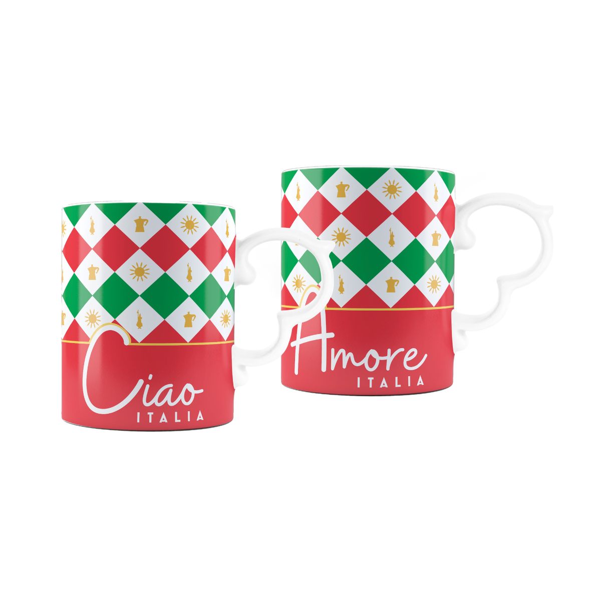Bialetti Italia Mug Set - 2 Piece