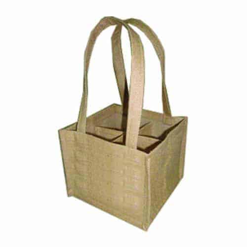 4 Pack Beer Carrier – Jute