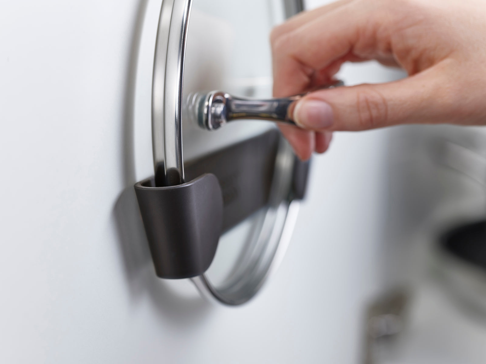 Joseph Joseph Cupboardstore™ Set Of 4 In-Cupboard Pan Lid Holders - Grey