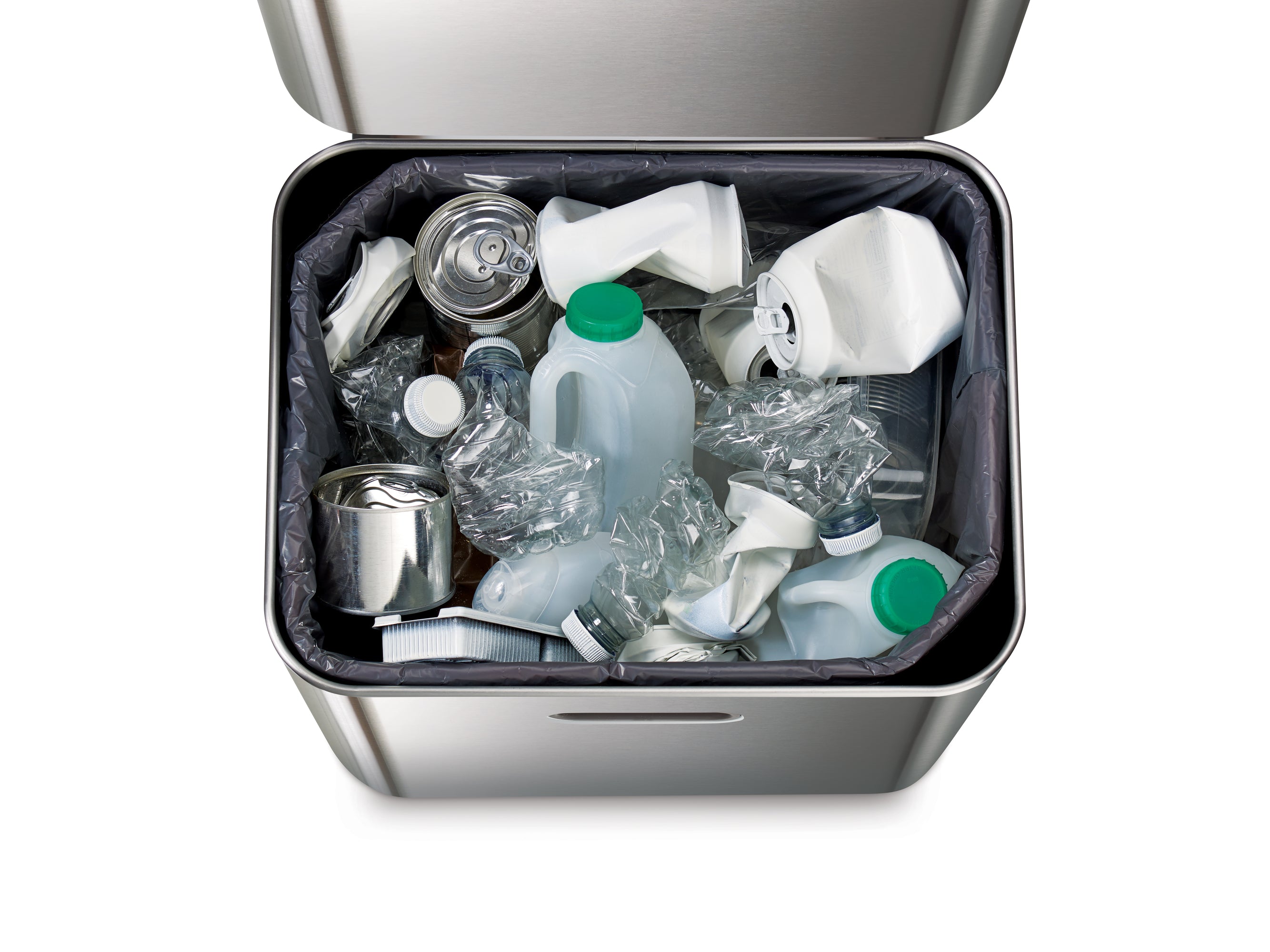 Joseph Joseph Totem Max 60-Litre Waste Separation & Recycling Unit   - Stainless Steel