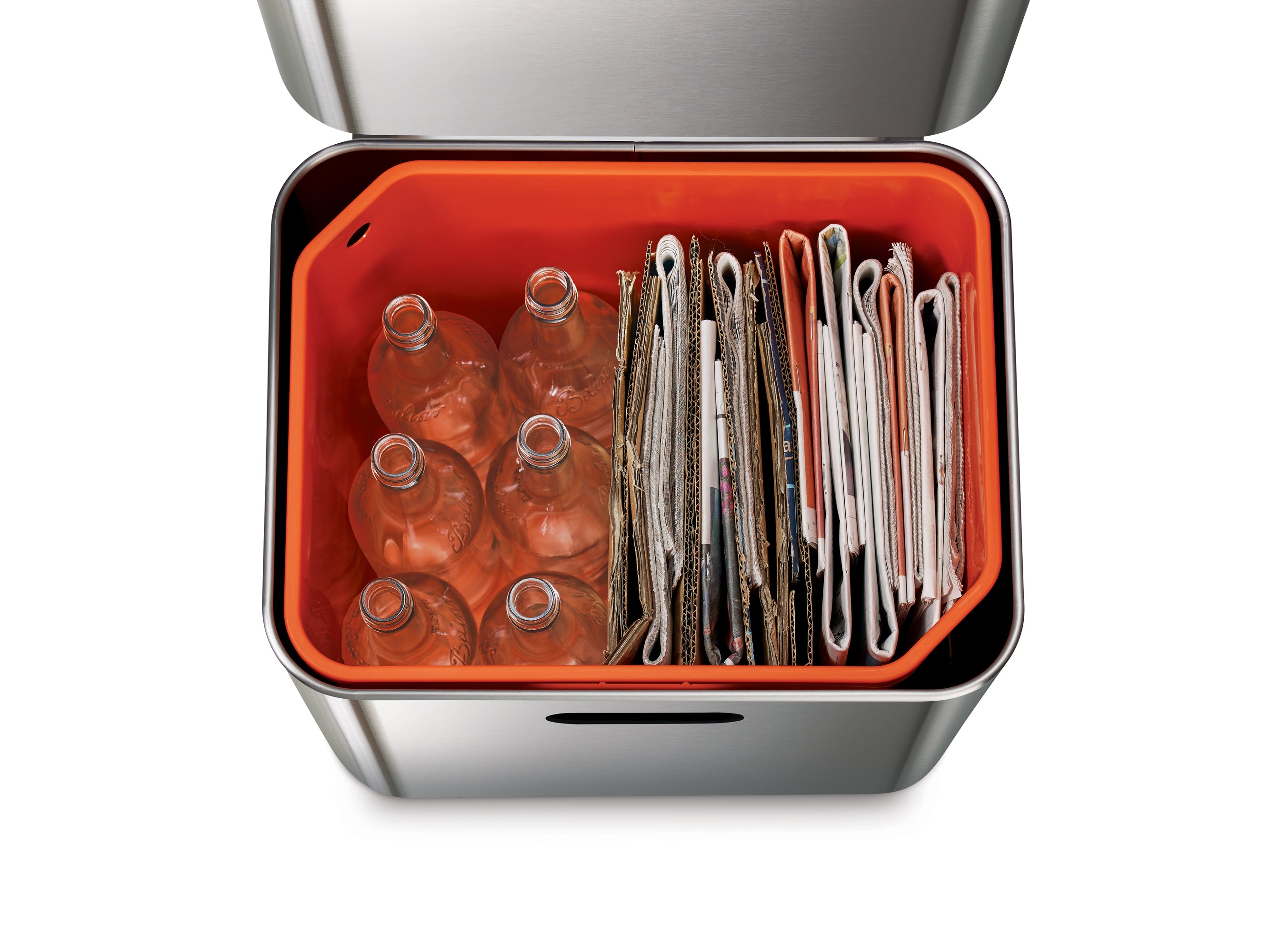 Joseph Joseph Totem Max 60-Litre Waste Separation & Recycling Unit   - Stainless Steel