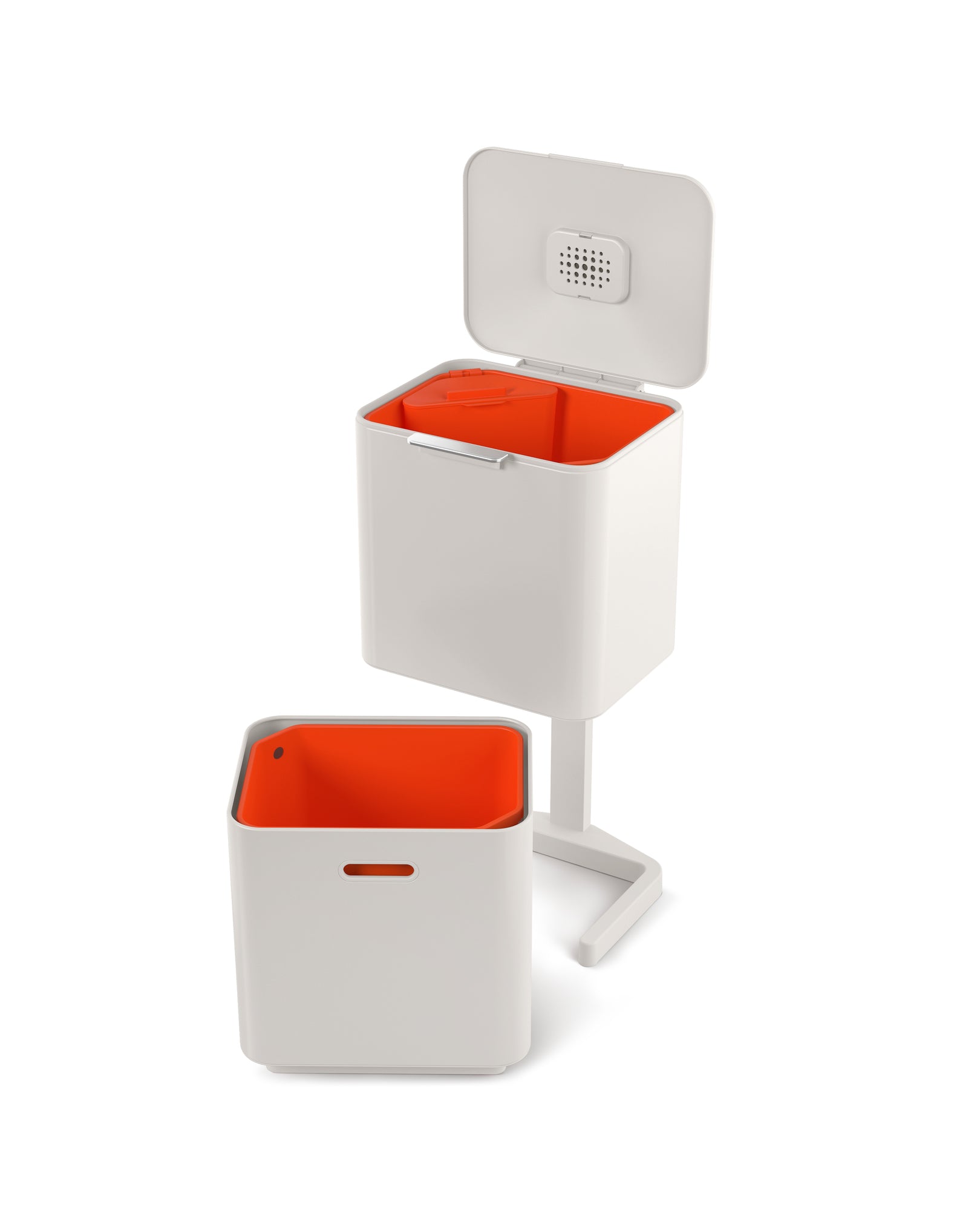 Joseph Joseph Totem Max 60-Litre Waste Separation & Recycling Unit   - Stone