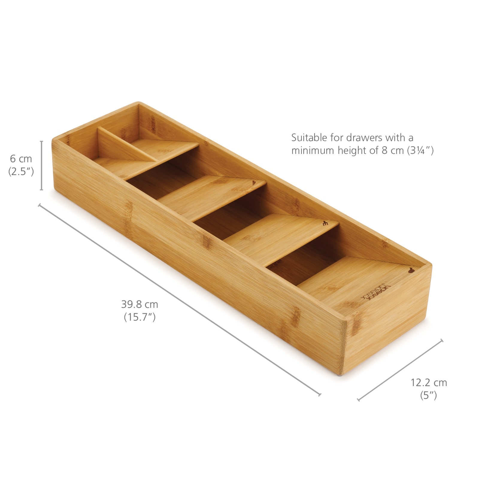 Joseph Joseph Drawerstore™ Bamboo Compact Cutlery Organiser