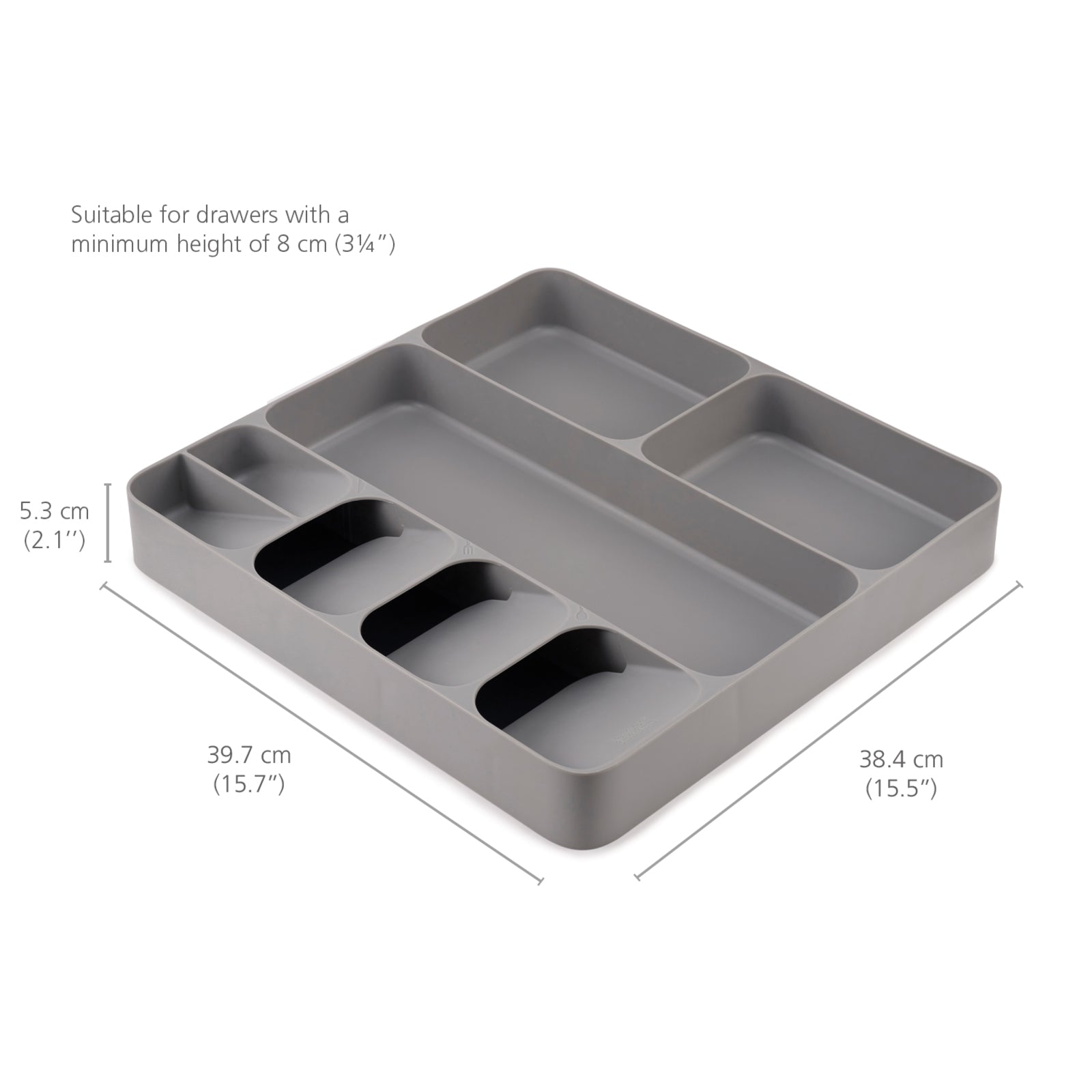 Joseph Joseph Drawerstore Cutlery, Utensil And Gadget Organiser - Grey