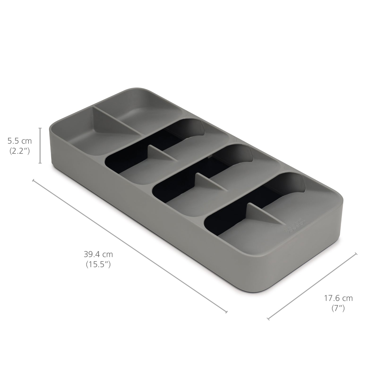 Joseph Joseph Drawerstore™ Large Compact Cutlery Organiser - Grey
