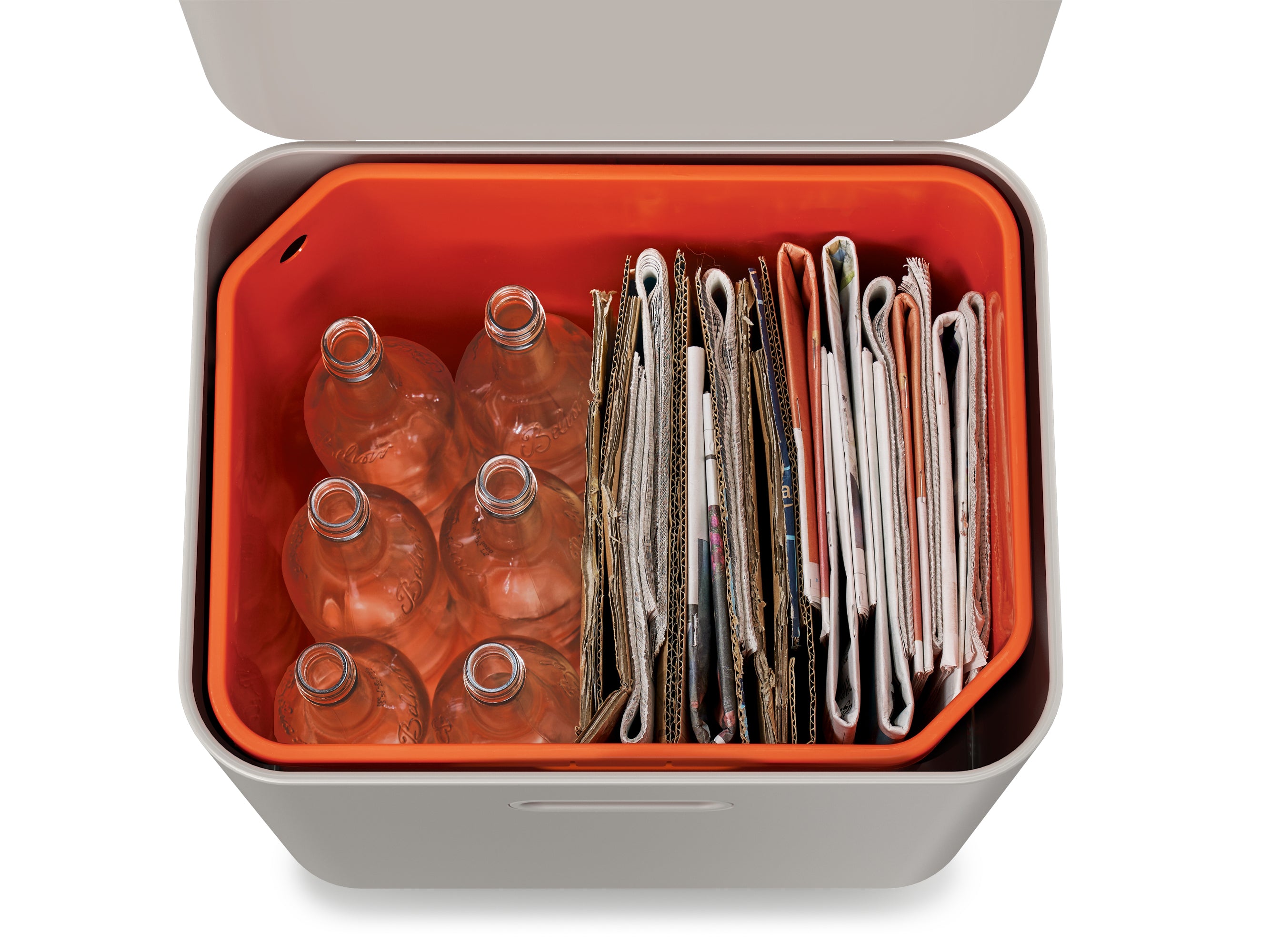 Joseph Joseph Totem Max 60-Litre Waste Separation & Recycling Unit   - Stone