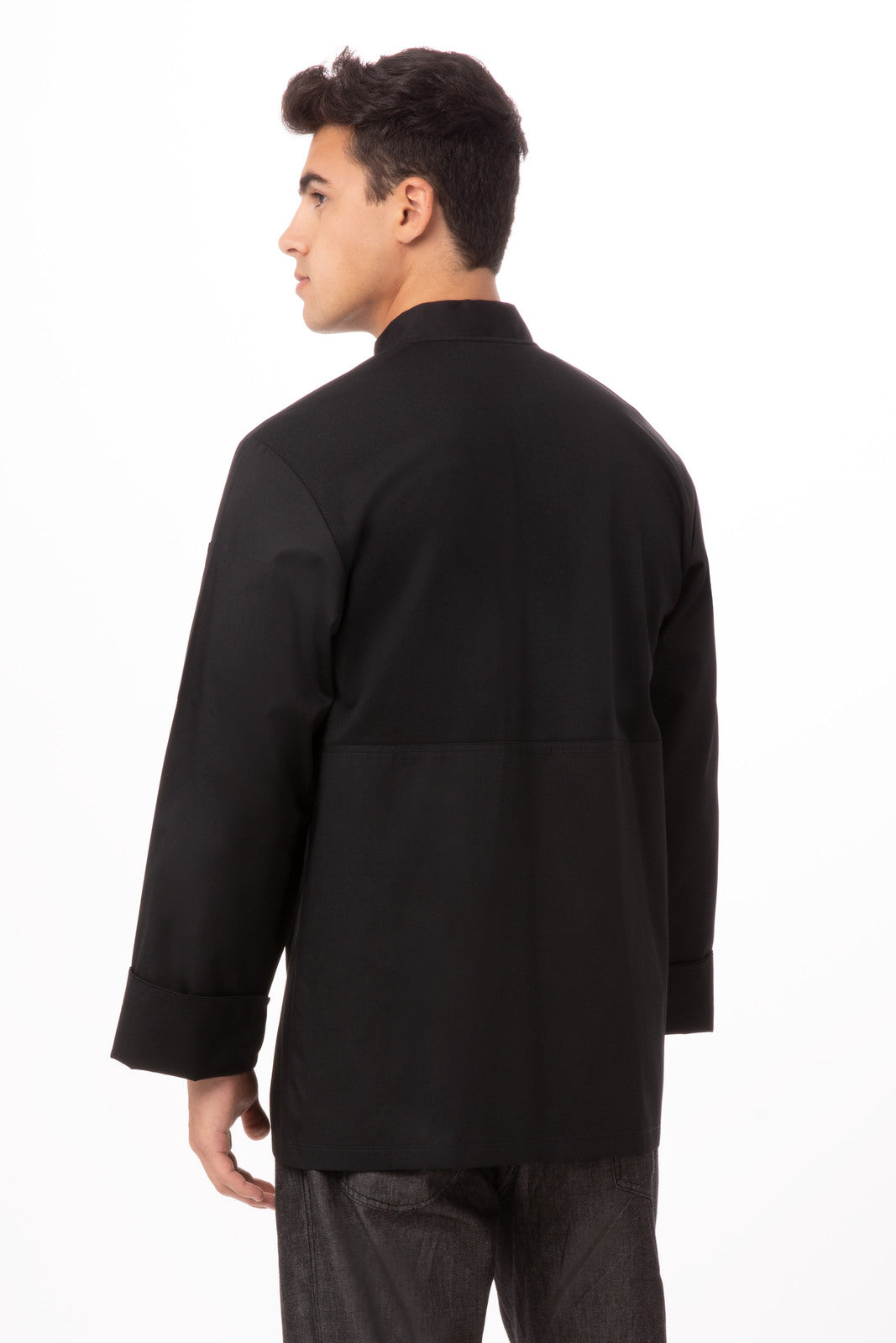 Chef Works Calgary Cool Vent Men's Chef Jacket - Black