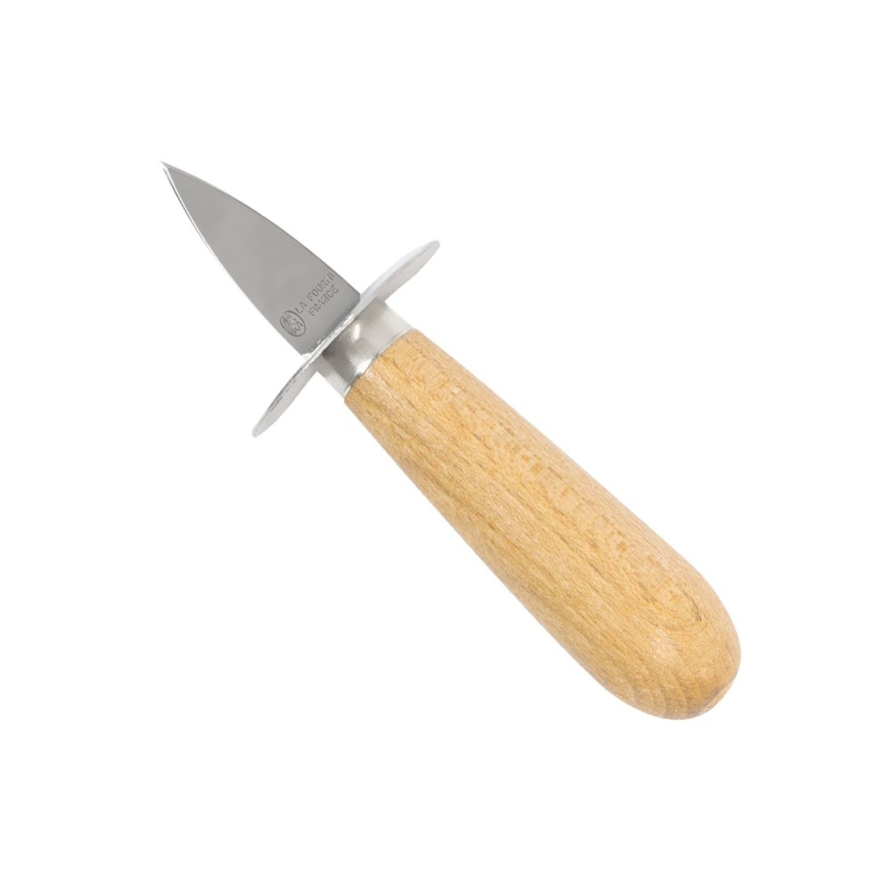 Laguiole Jean Néron Oyster Knife with Natural Wooden Handle