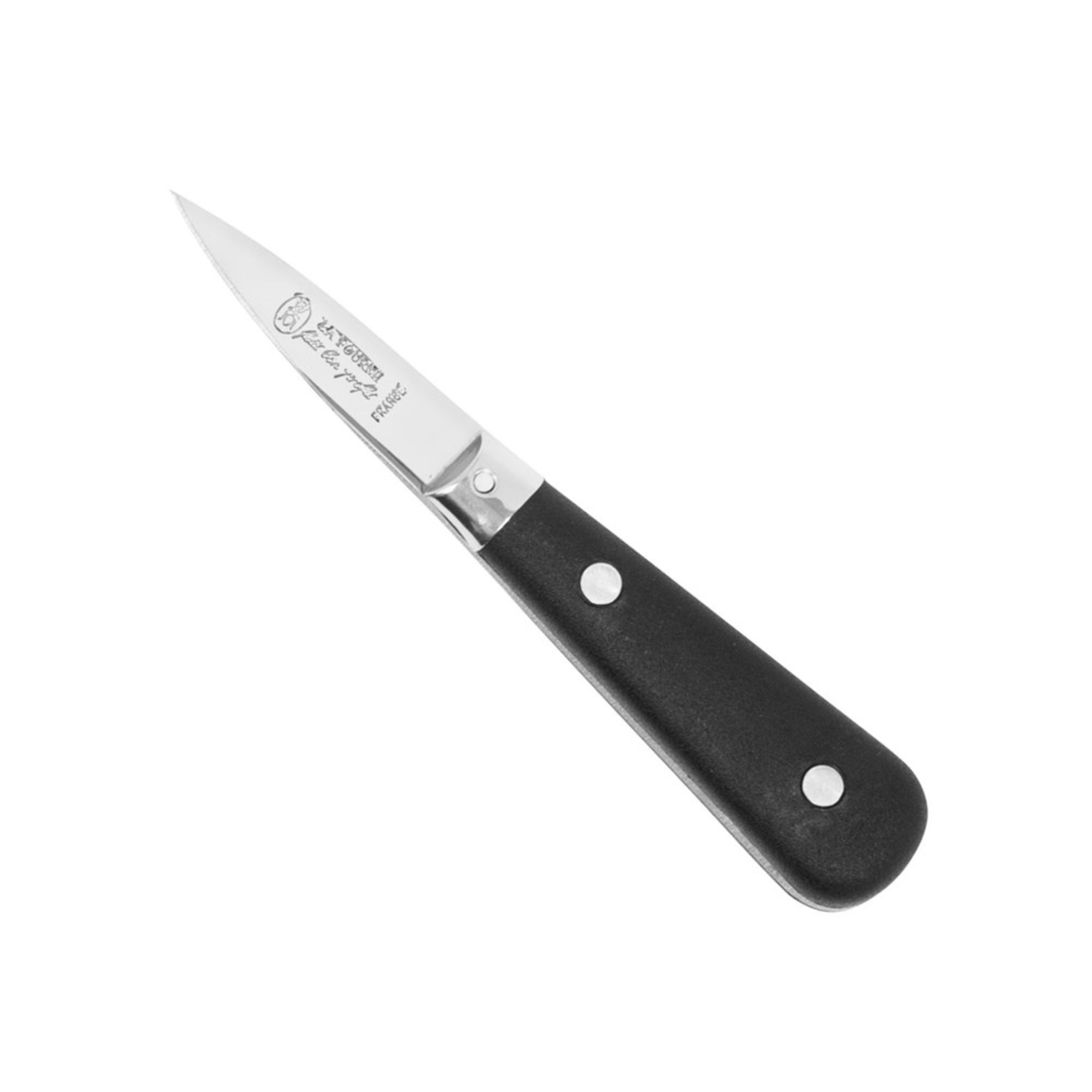 Laguiole Jean Néron Oyster Knife Full Tang Blade 25/10 Polypropylene Black Handle