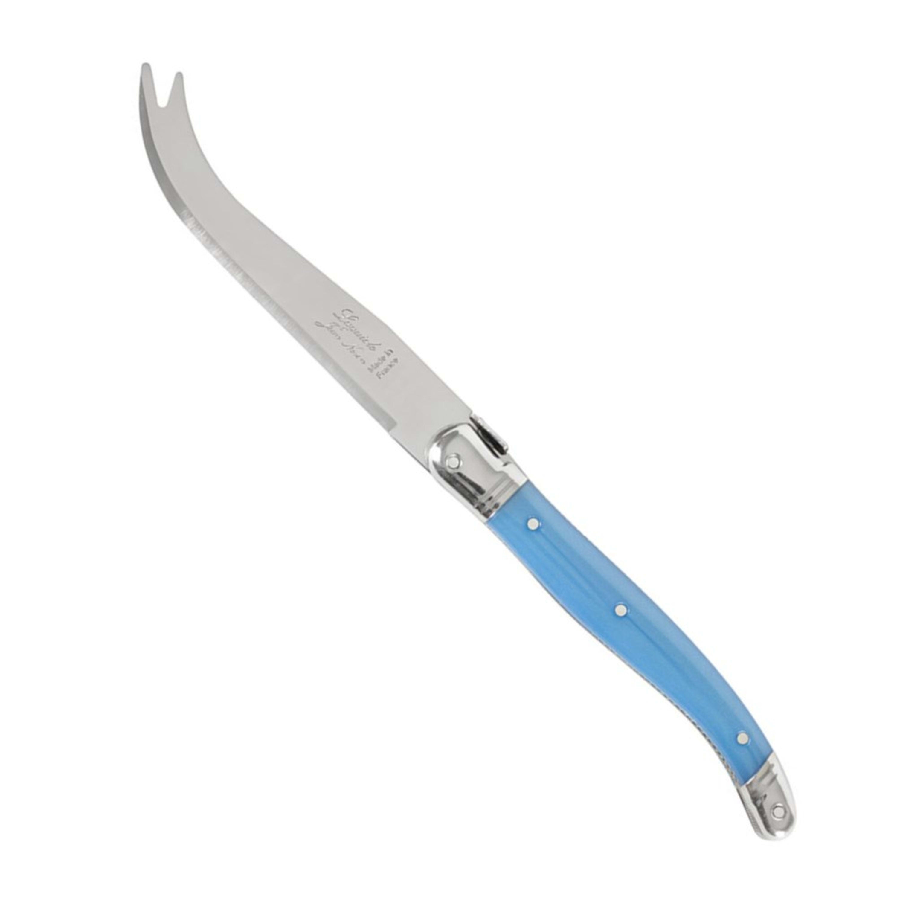 Laguiole Jean Néron Single Mini Cheese Knife - Blue