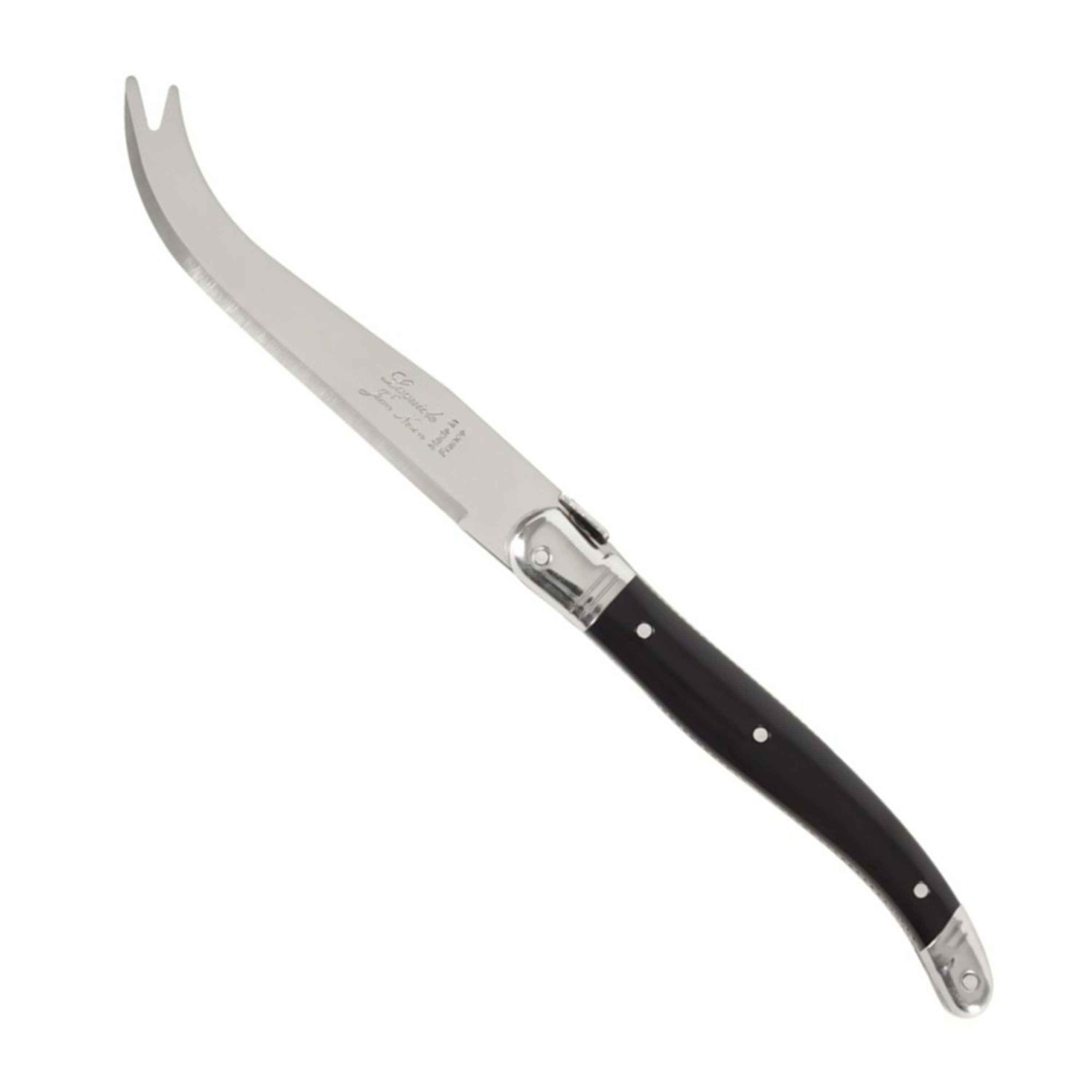 Laguiole Jean Néron Single Cheese Knife - Black