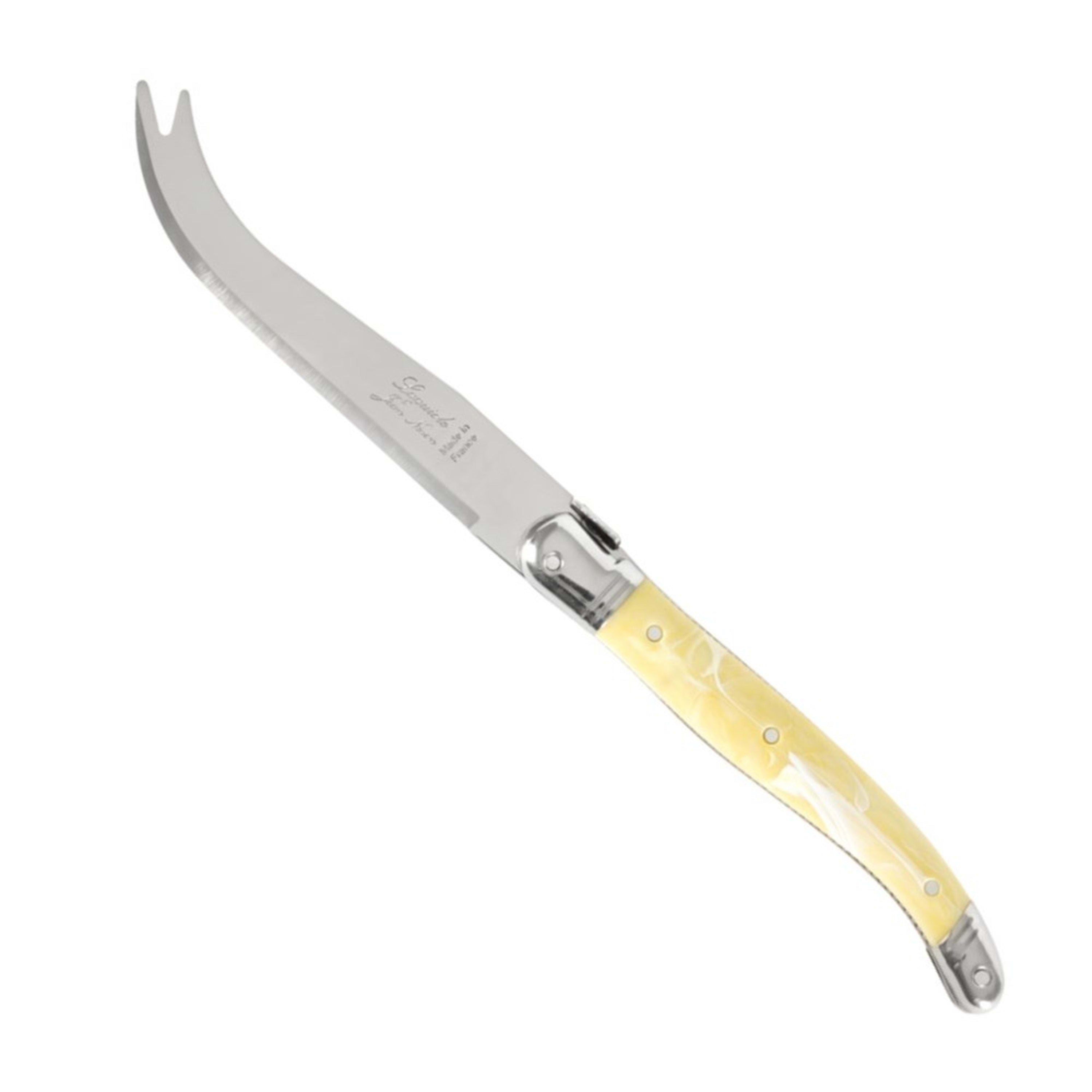 Laguiole Jean Néron Single Cheese Knife - Light Horn