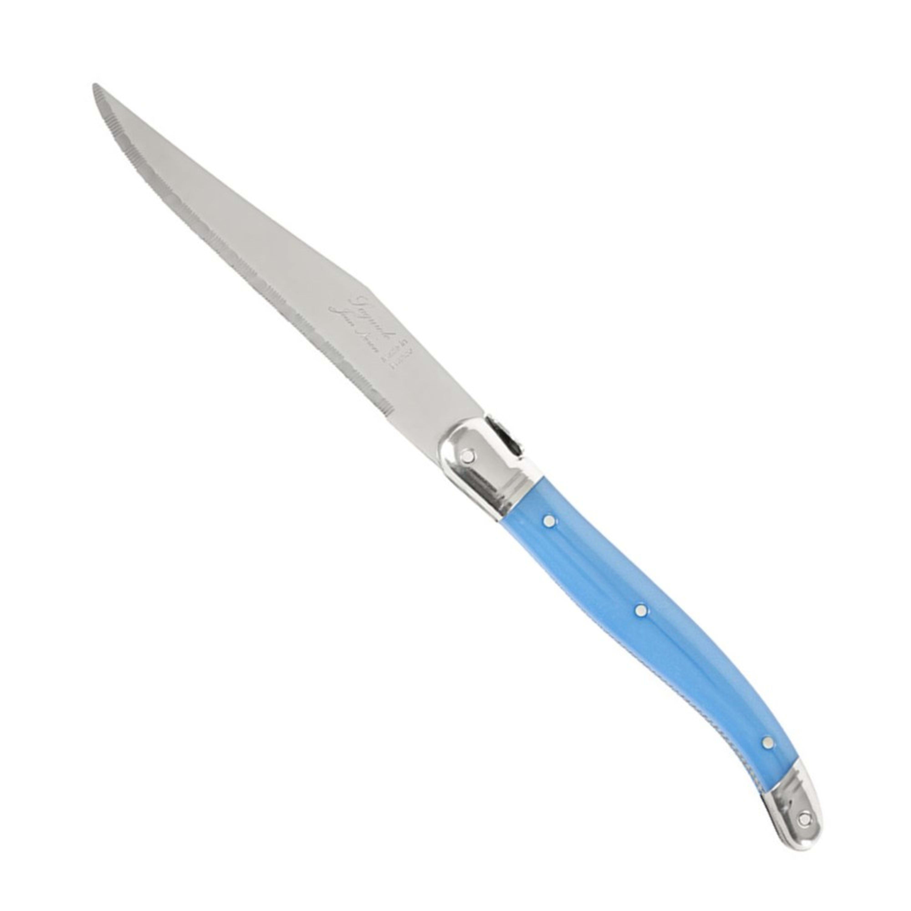 Laguiole Jean Néron Single Steak Knife - Blue
