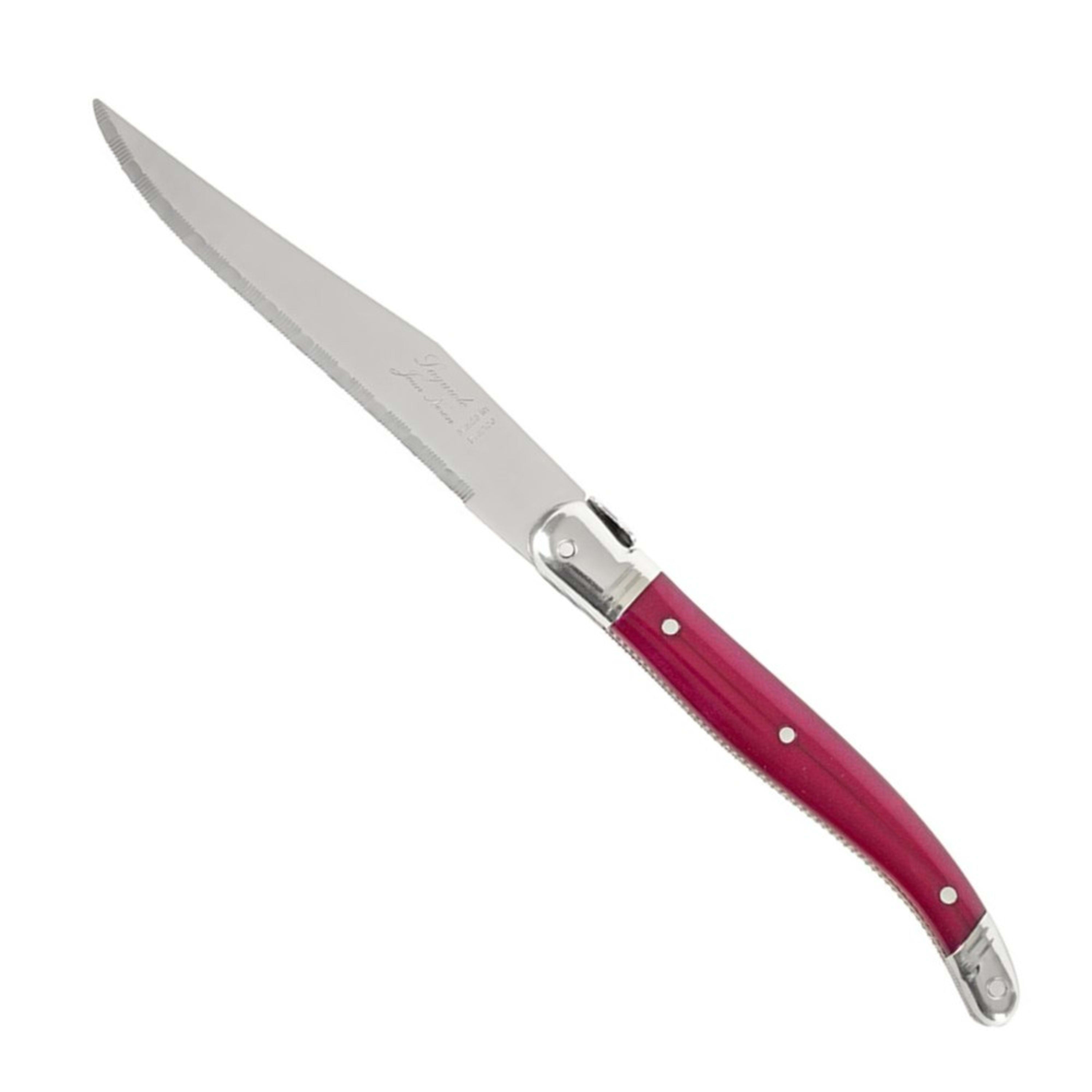 Laguiole Jean Néron Single Steak Knife - Purple