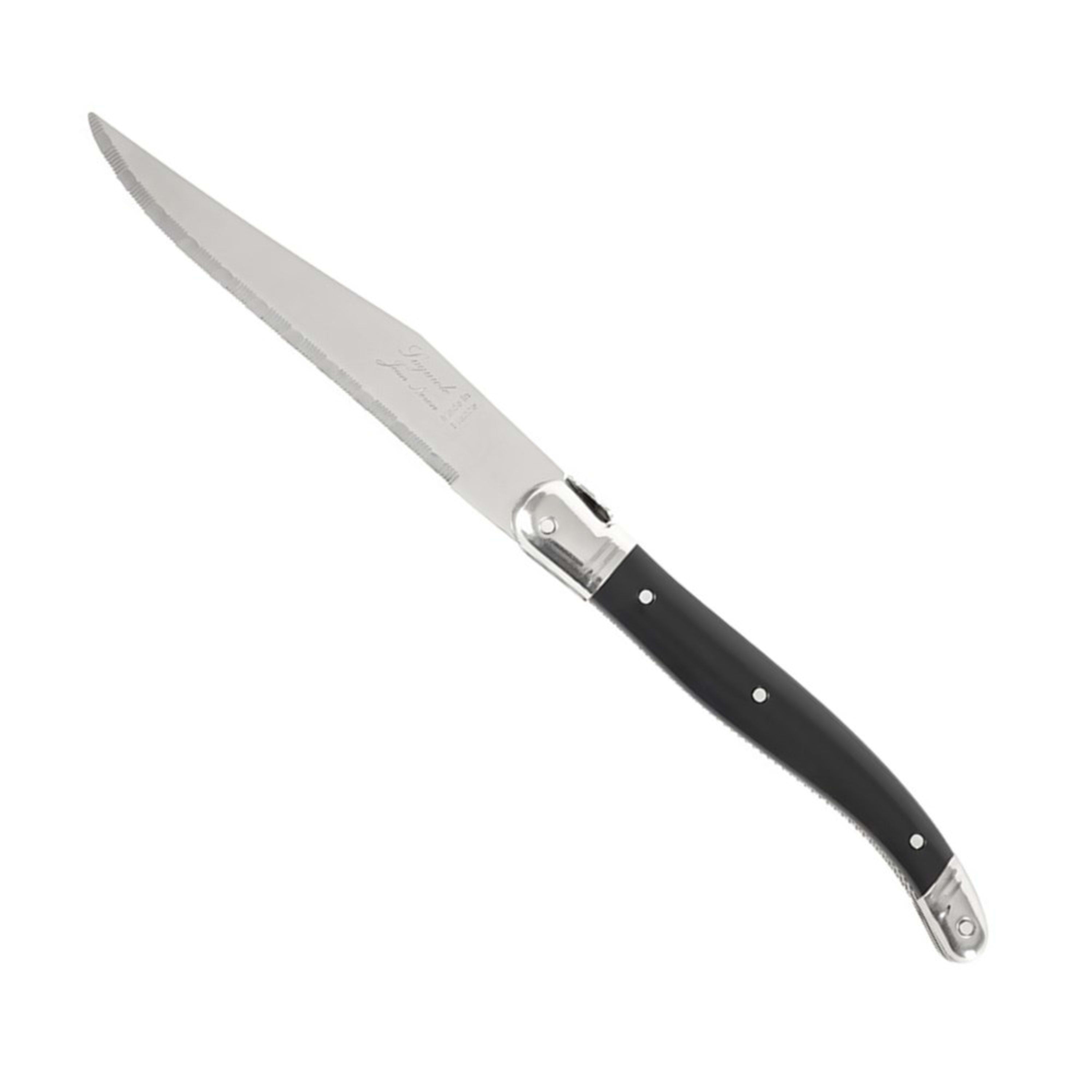 Laguiole Jean Néron Single Steak Knife - Black