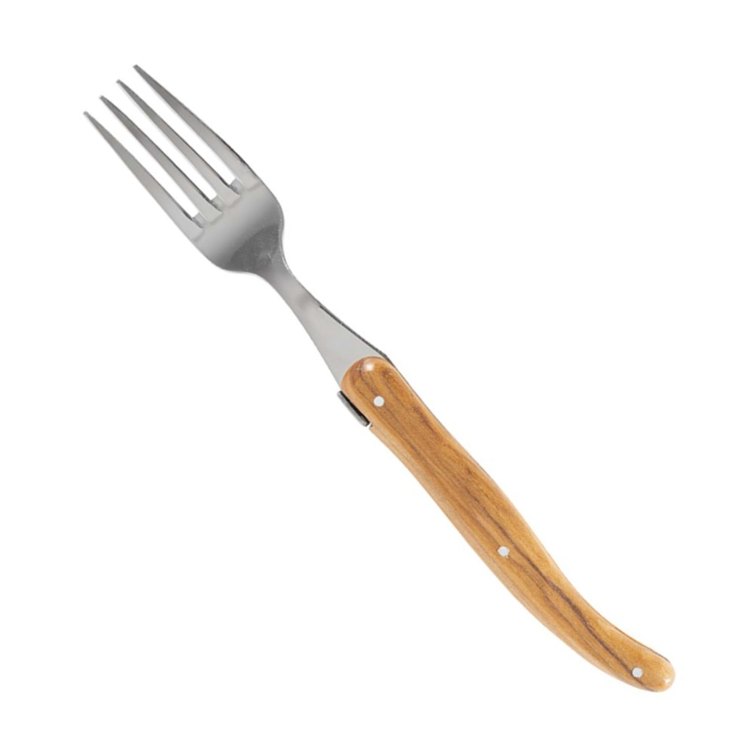 Laguiole Jean Néron Single Fork - Olive Wood