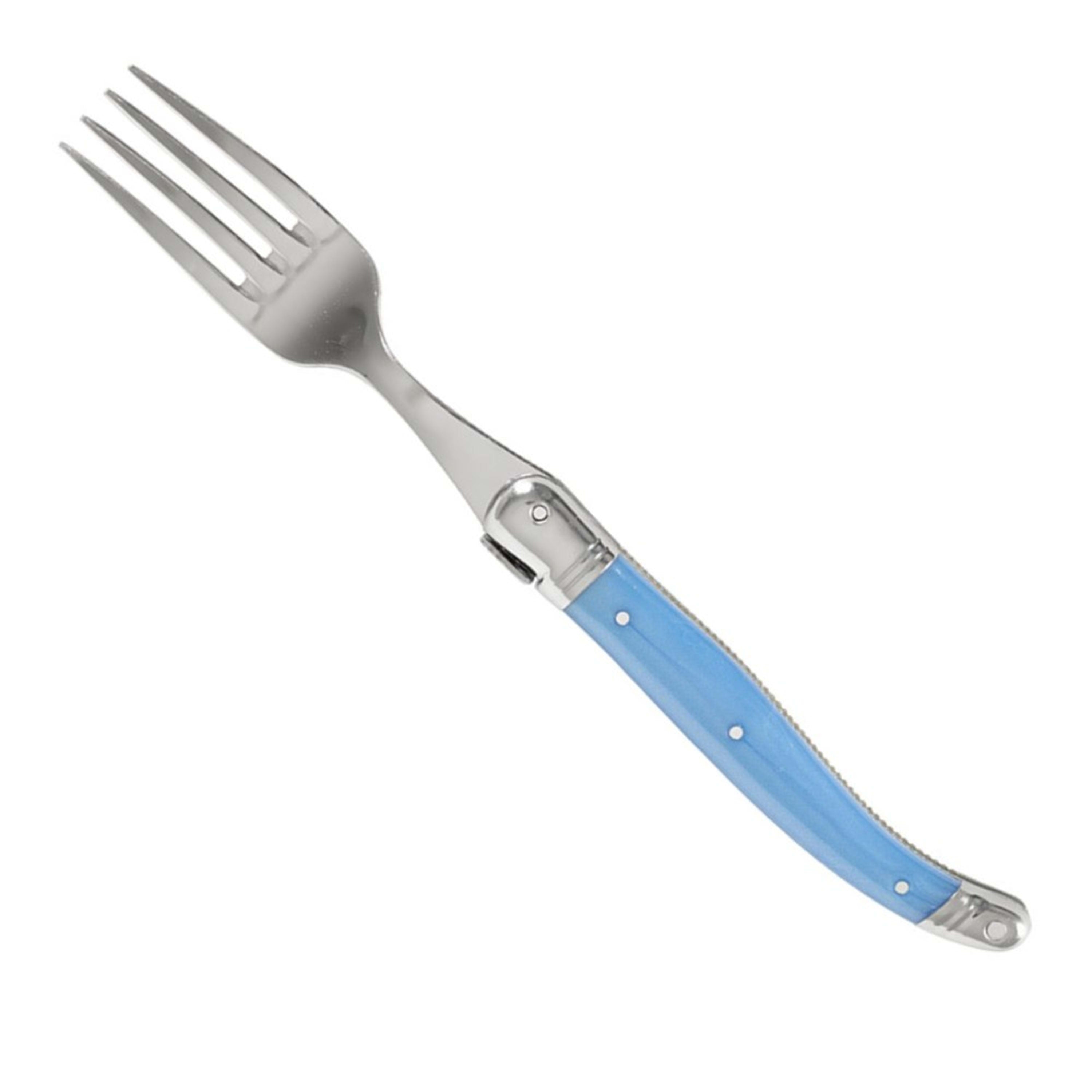 Laguiole Jean Néron Single Fork - Blue
