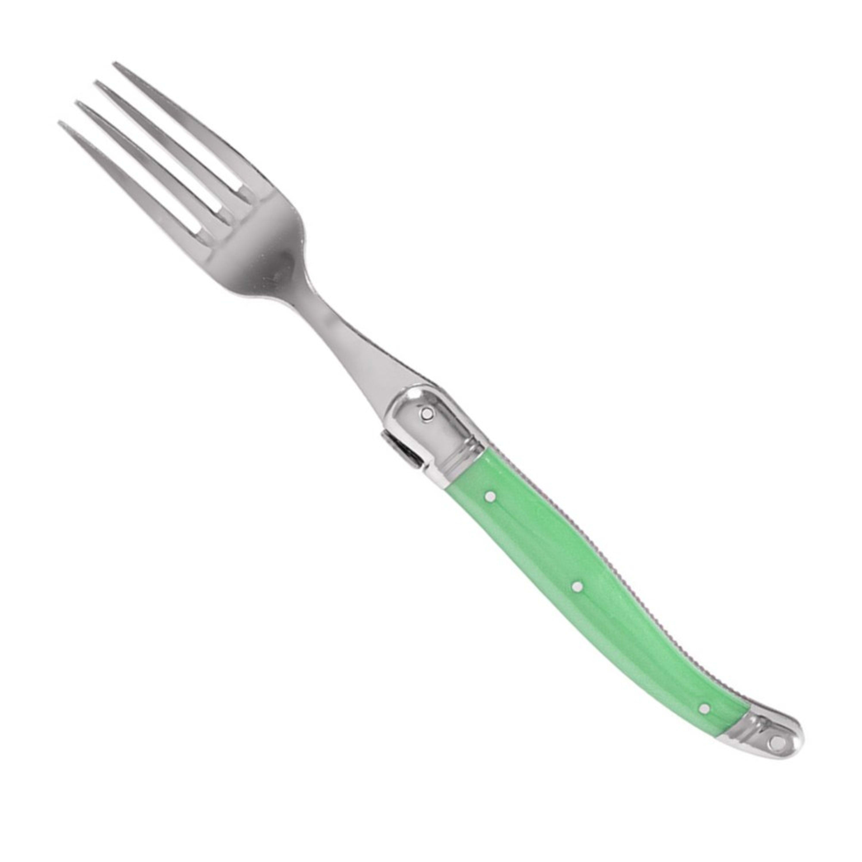 Laguiole Jean Néron Single Fork - Green