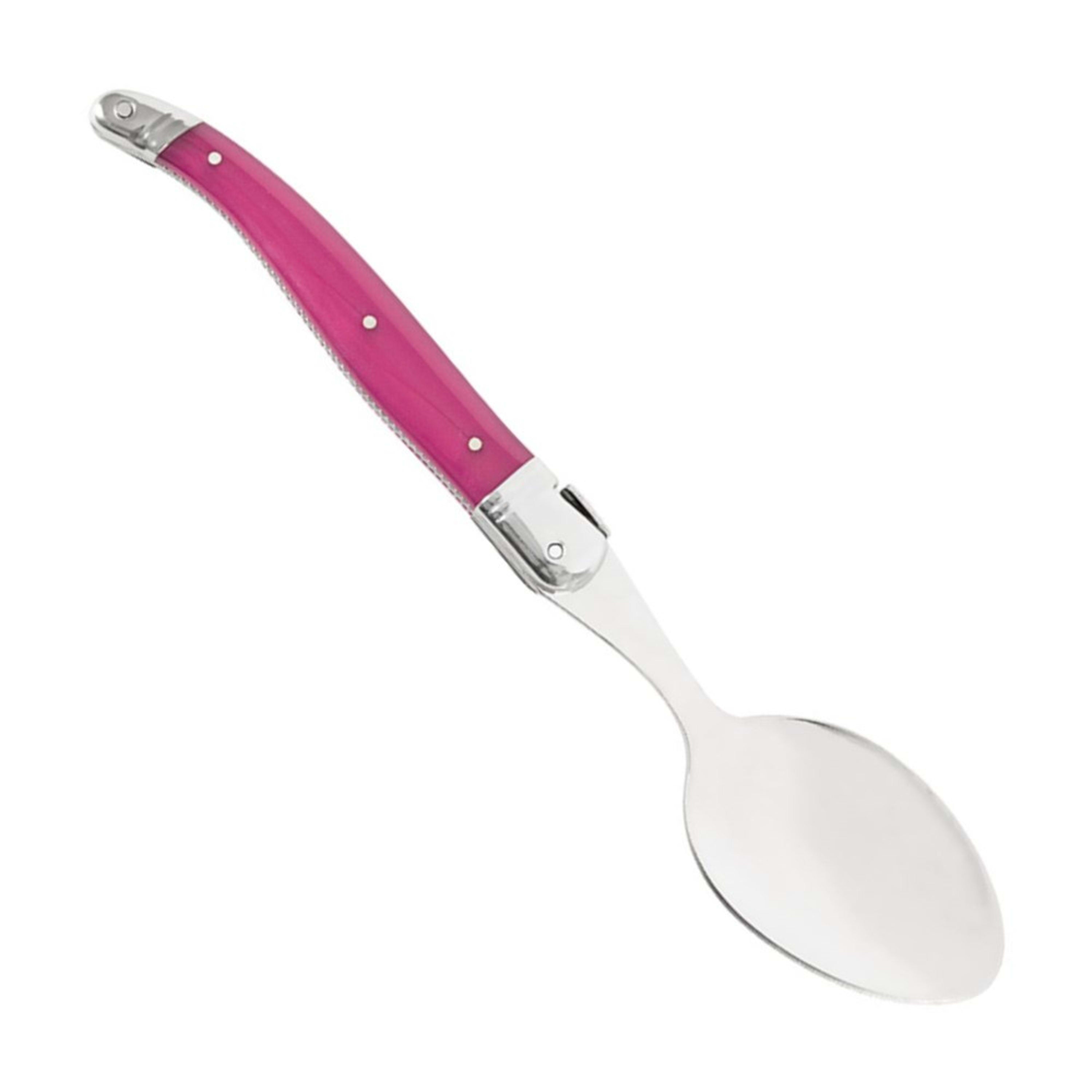 Laguiole Jean Néron Single Soup & Dessert Spoon - Purple