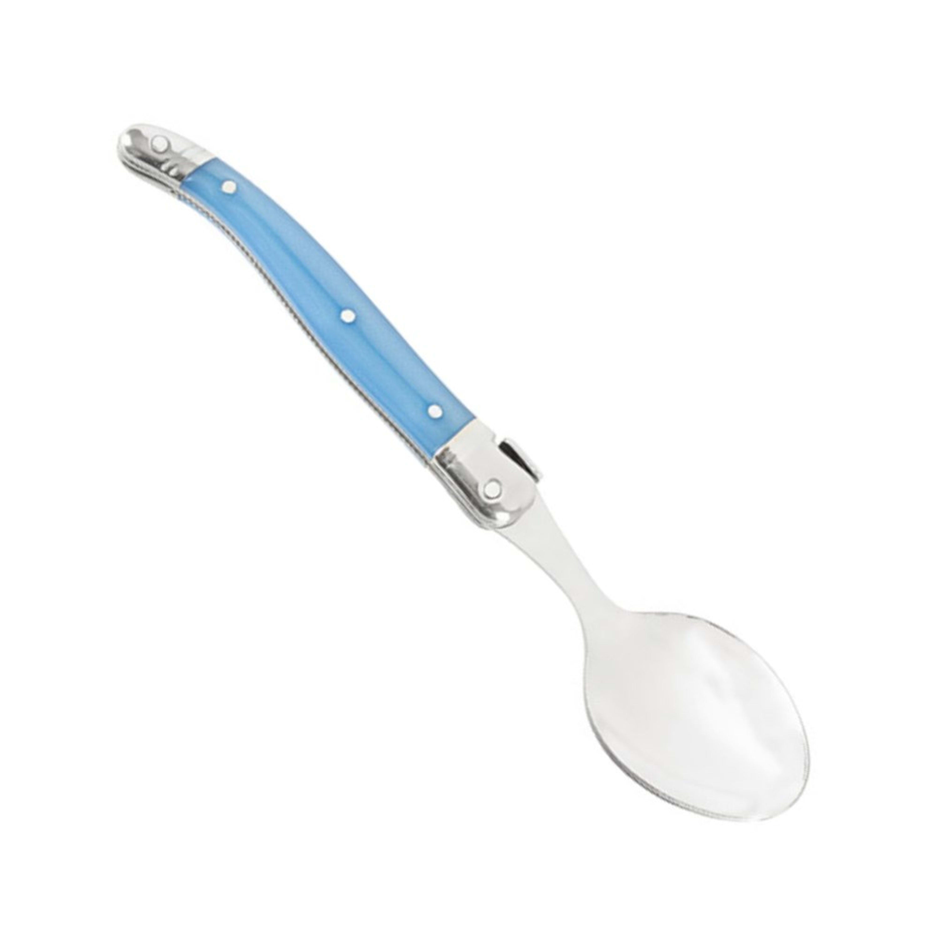 Laguiole Jean Néron Single Coffee Spoon - Blue