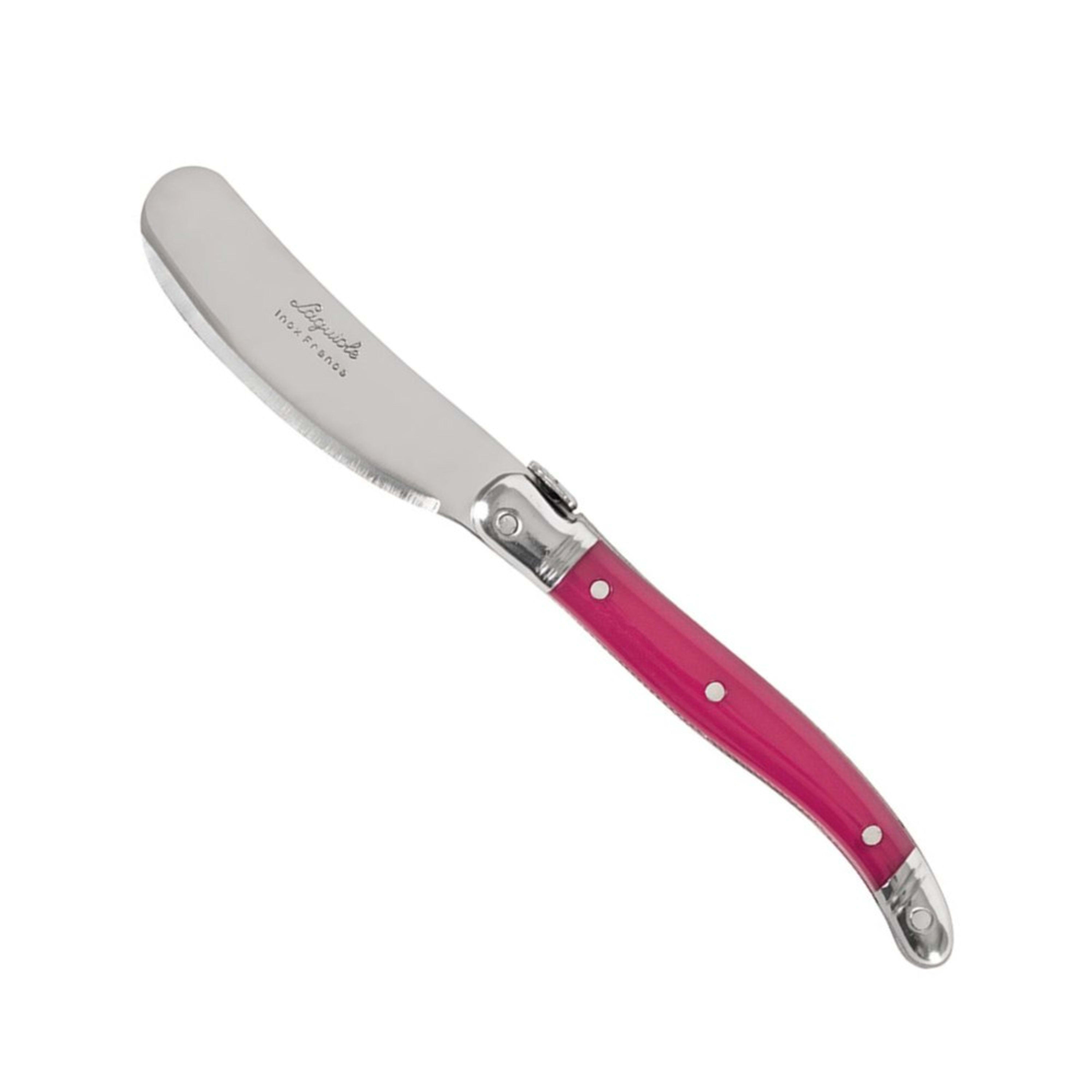 Laguiole Jean Néron Single Butter & Pate Knife - Purple