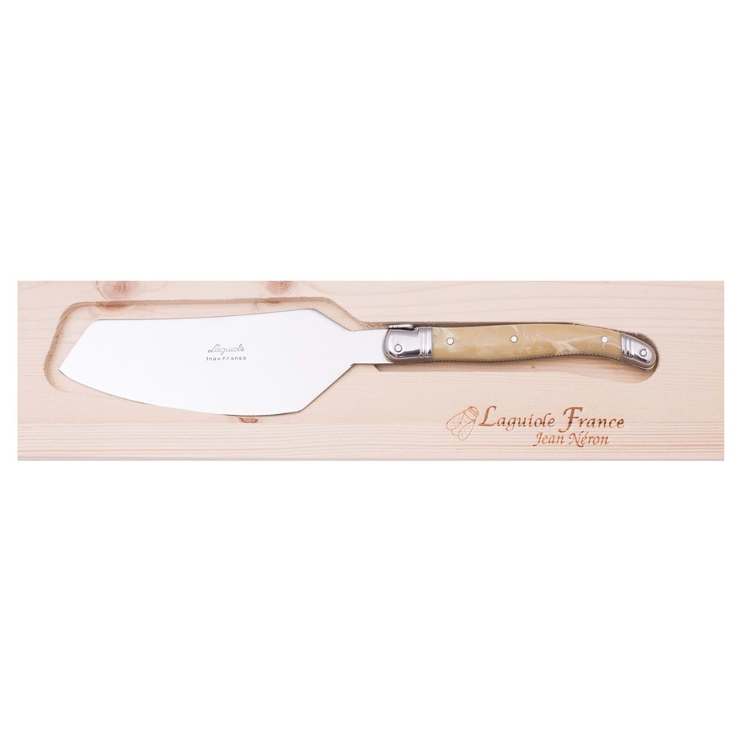 Laguiole Jean Néron Cake Slicer - Light Horn