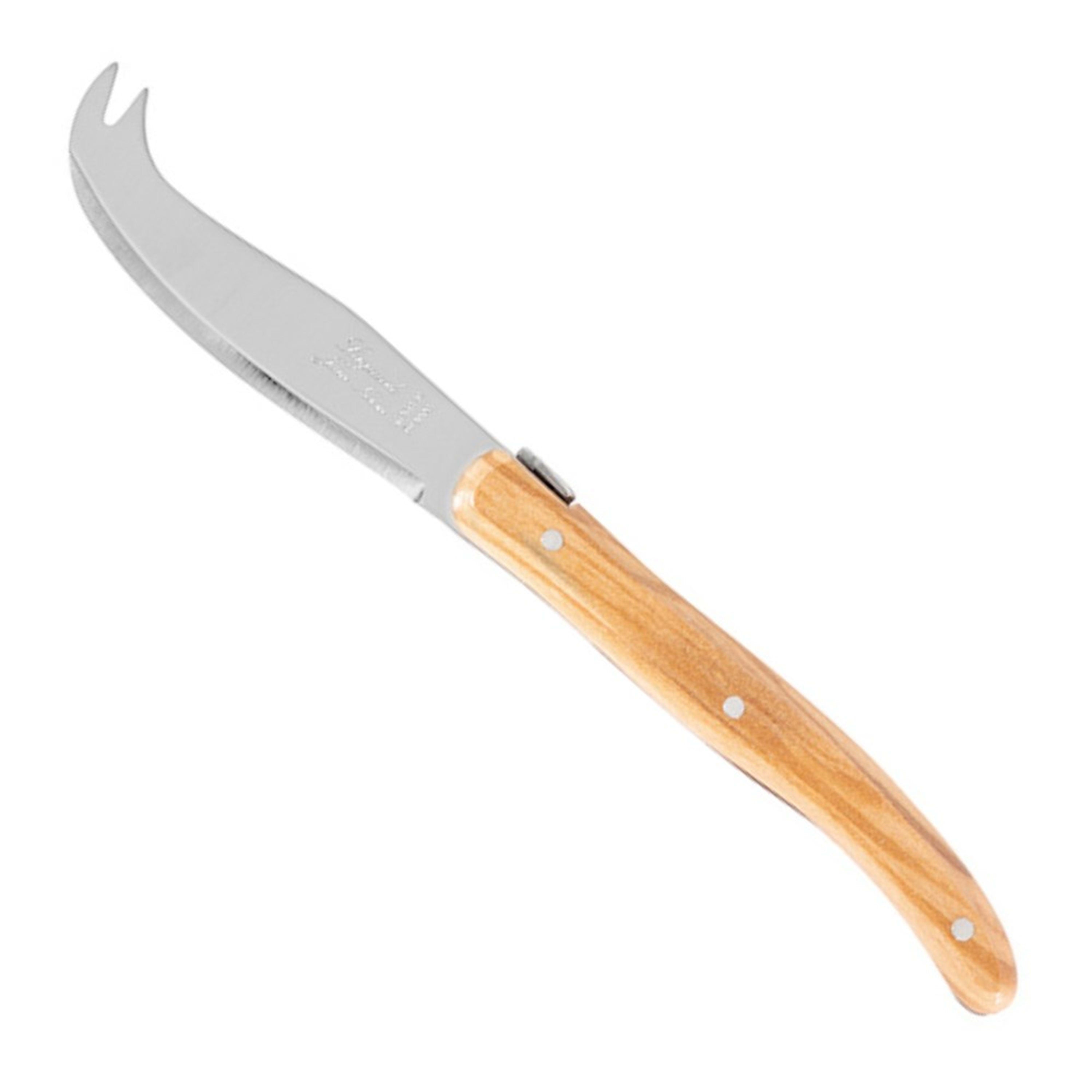 Laguiole Jean Néron Single Mini Cheese Knife - Olive Wood