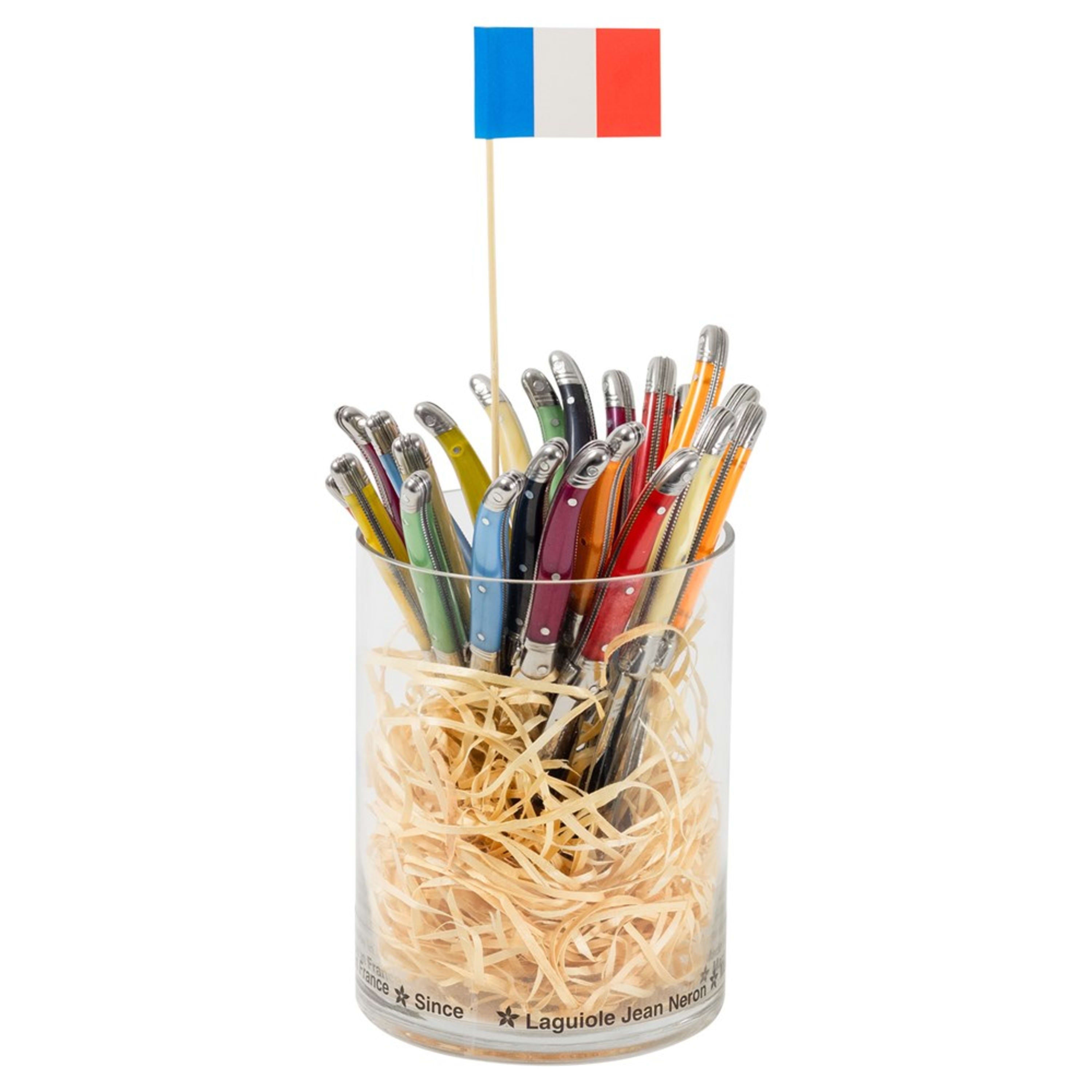 Laguiole Jean Néron Single Mini Cheese Knife - Assorted Colour