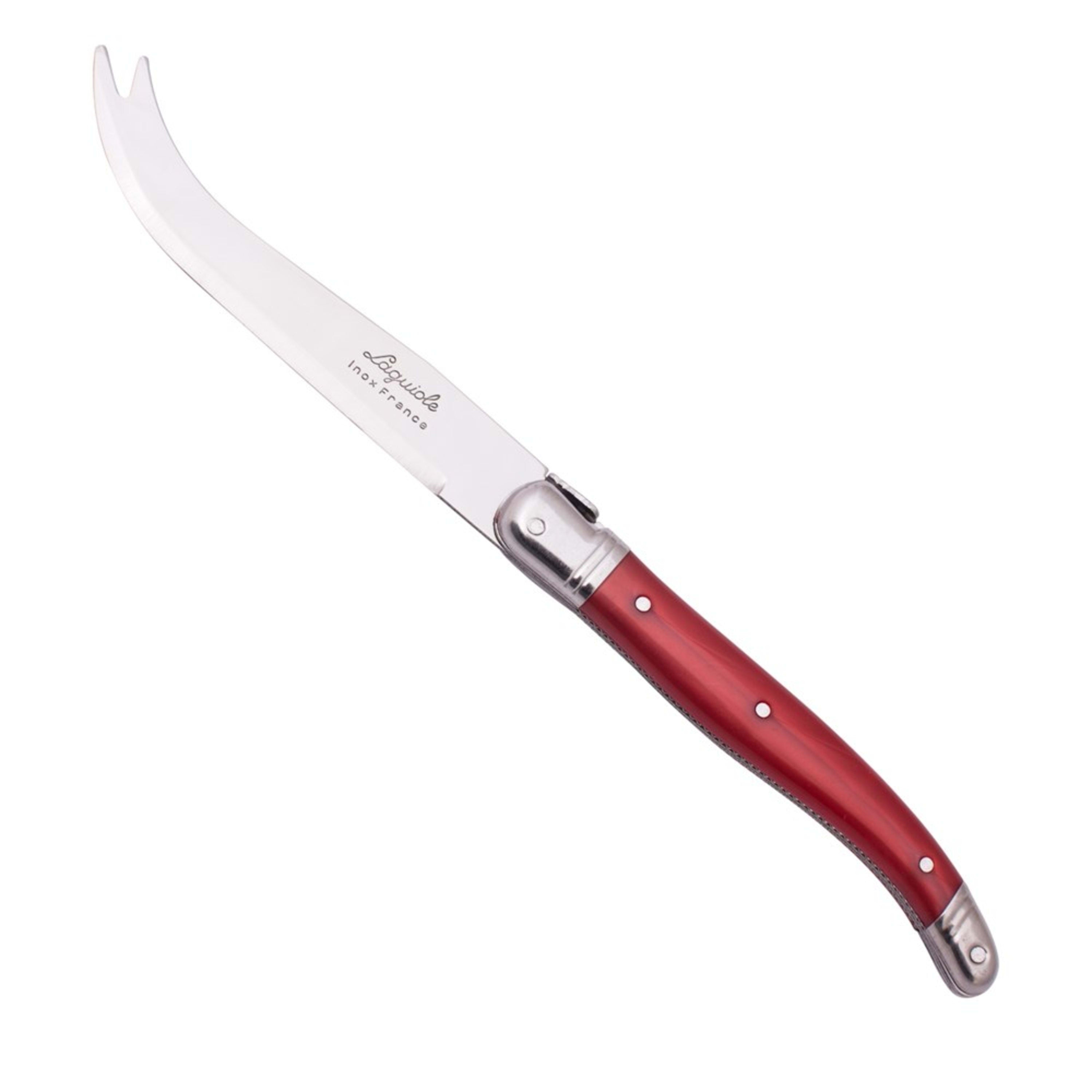Laguiole Jean Néron Single Mini Cheese Knife - Red