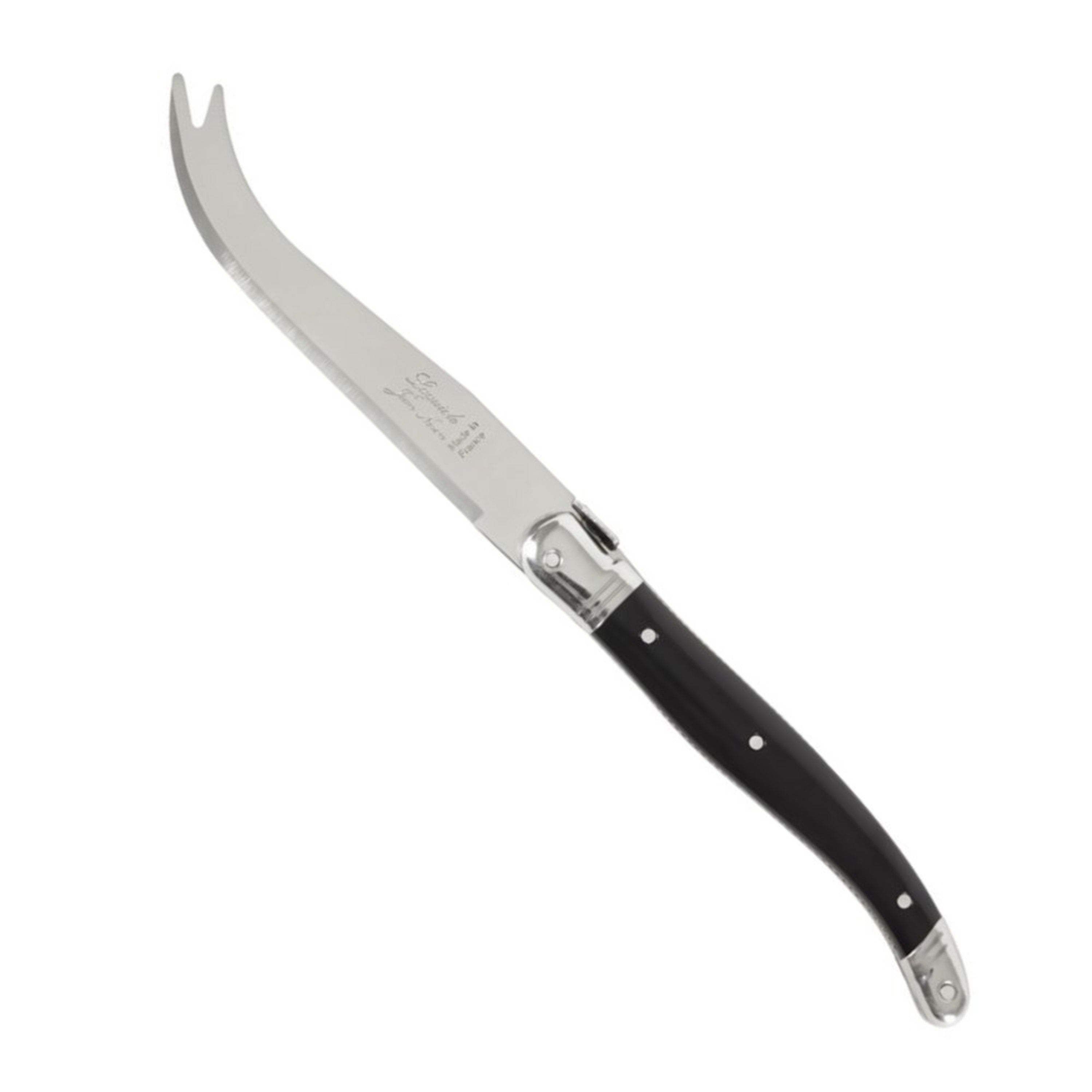 Laguiole Jean Néron Single Mini Cheese Knife - Black