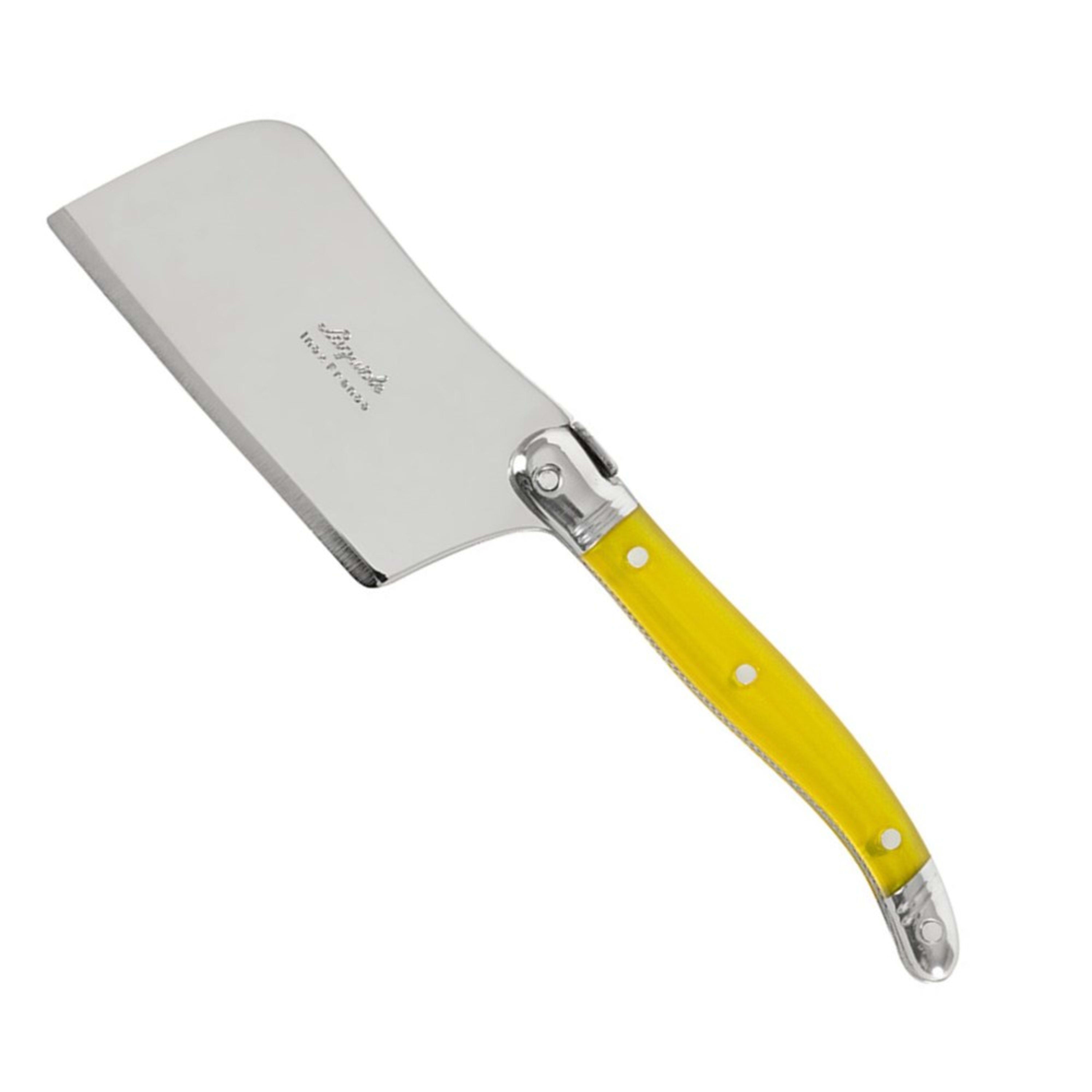 Laguiole Jean Néron Single Mini Cleaver - Yellow