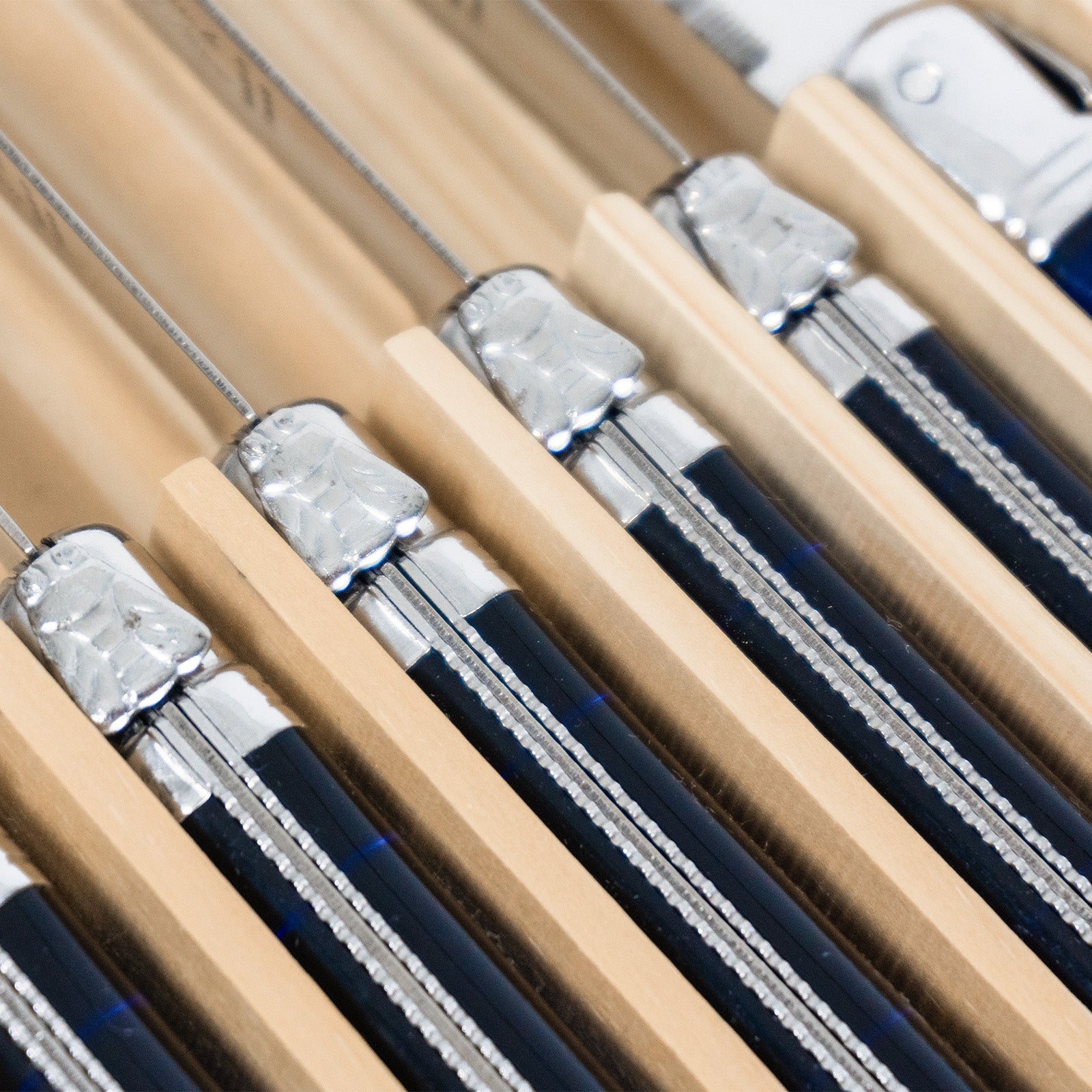 Laguiole Jean Neron Cutlery Set of 12 - French Blue