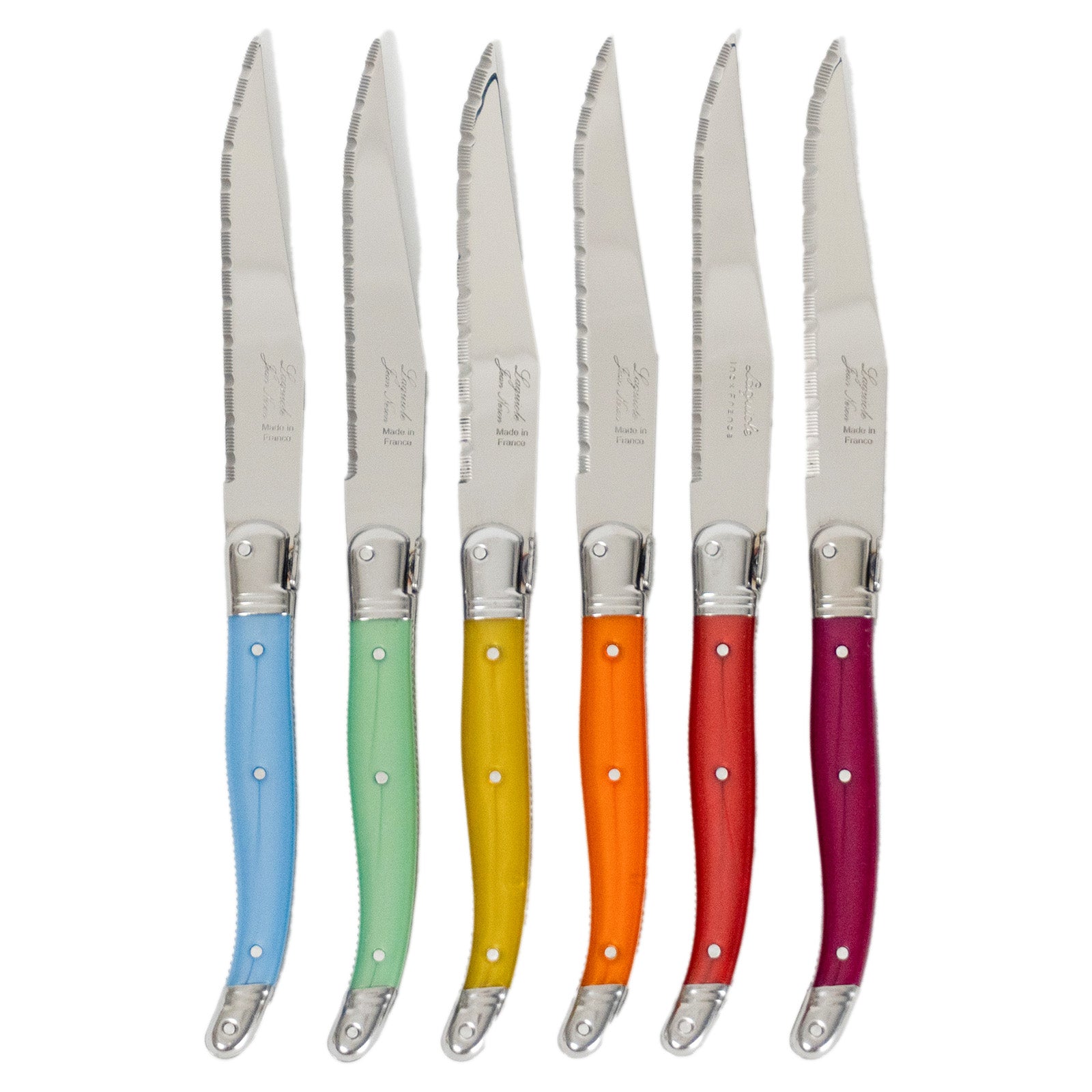 Laguiole Jean Neron Cutlery Set of 12 - Mixed Colour