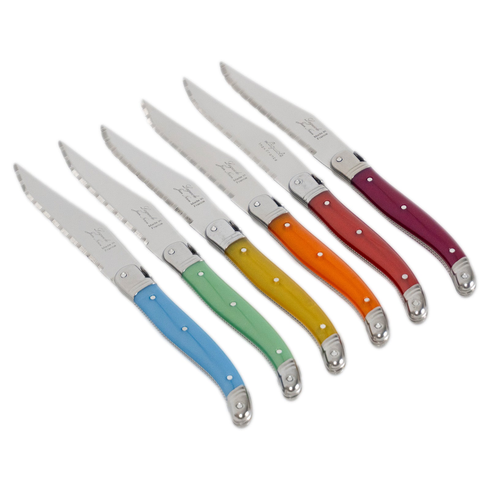 Laguiole Jean Neron Cutlery Set of 12 - Mixed Colour